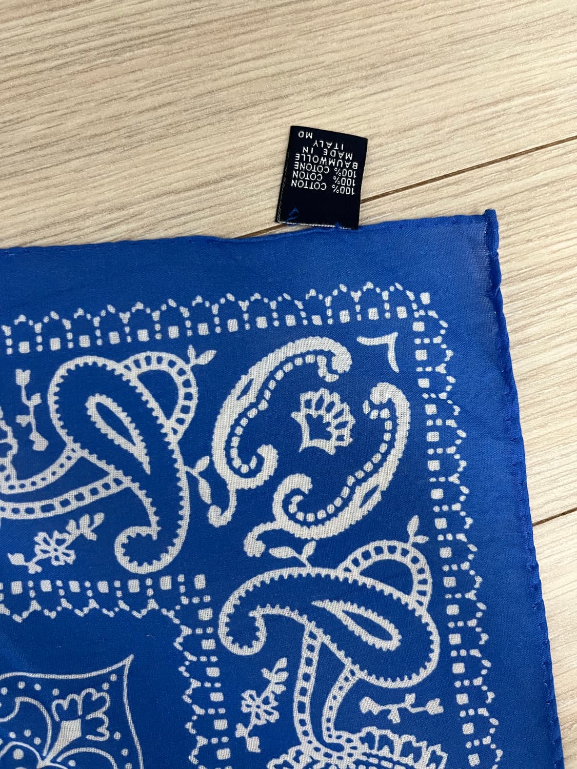 Drake's 블루 페이즐리 반다나 상품이미지3