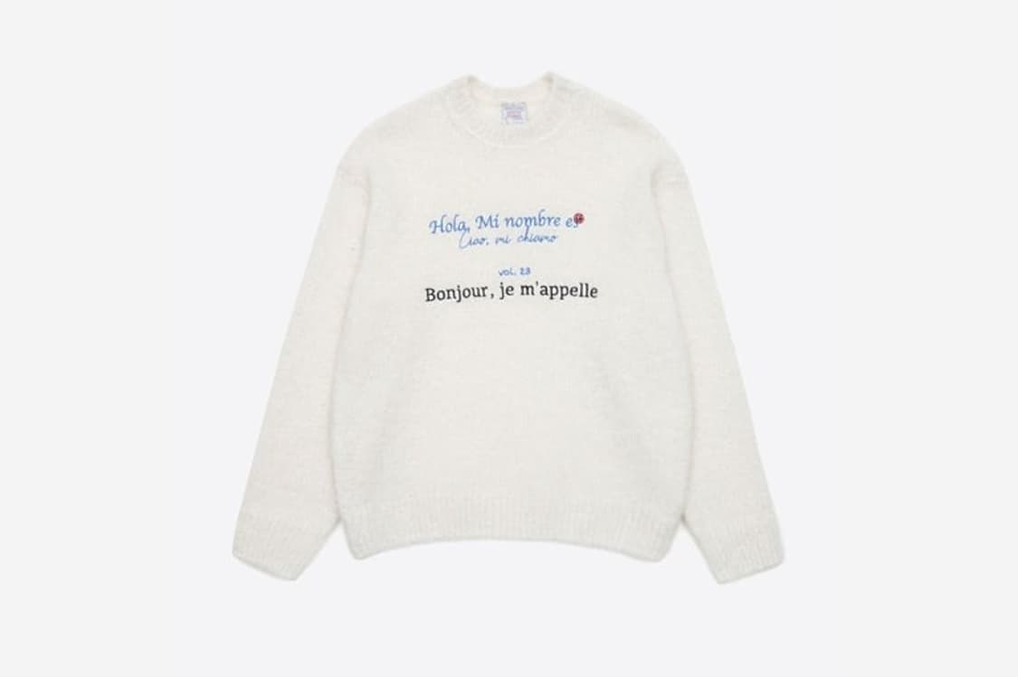 STU 모헤어 니트 L 상품이미지1