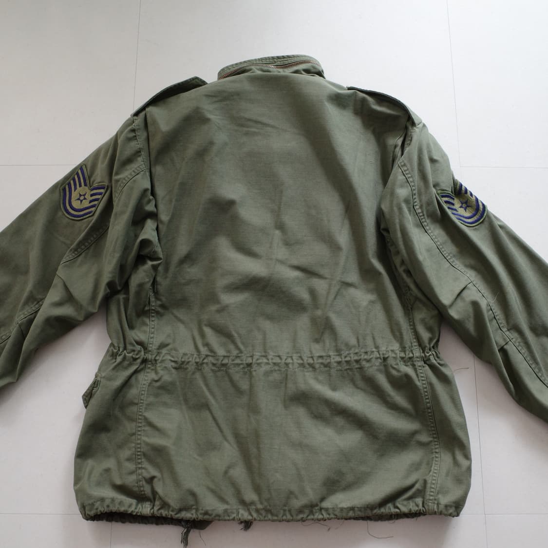 70s USAF 미공군 M-65 필드자켓 오리지널 풀패치 L-R 상품이미지8