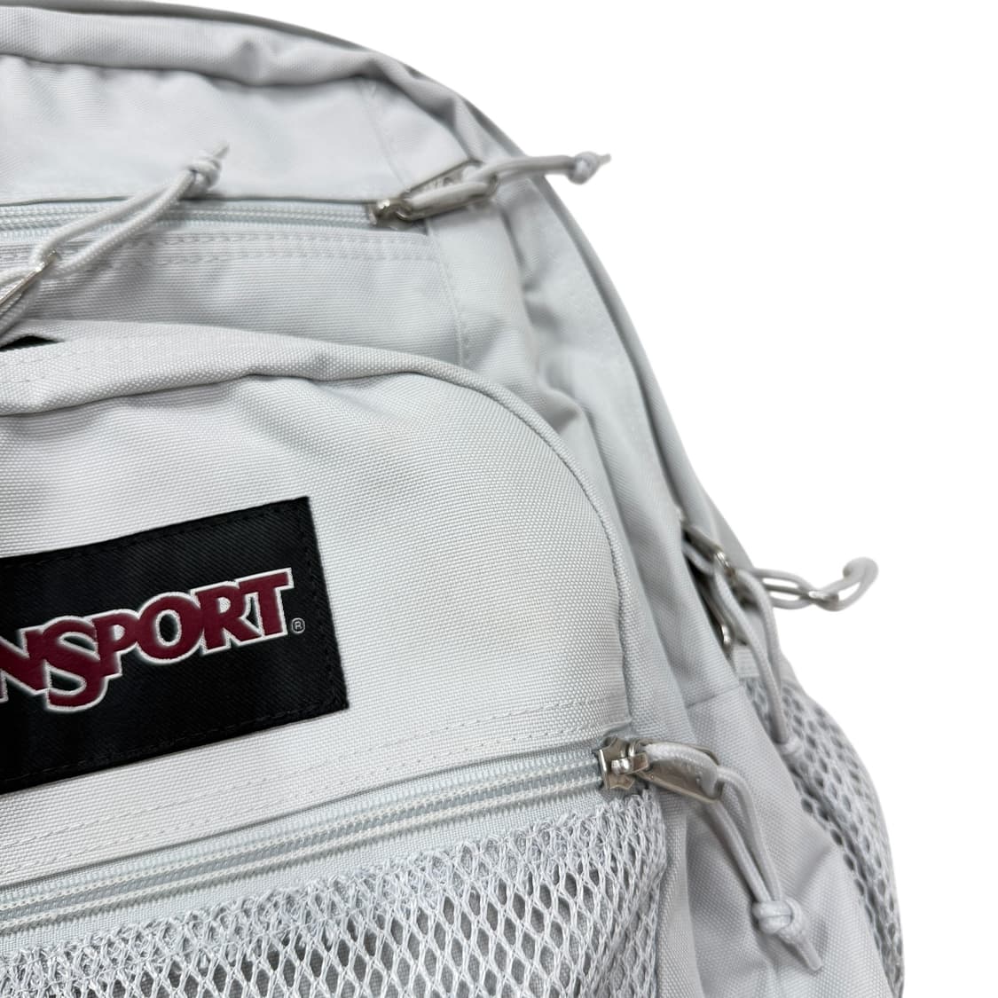 잔스포츠 빈티지 빅캠퍼스 그레이 메쉬 포켓 백팩 가방 상품이미지8