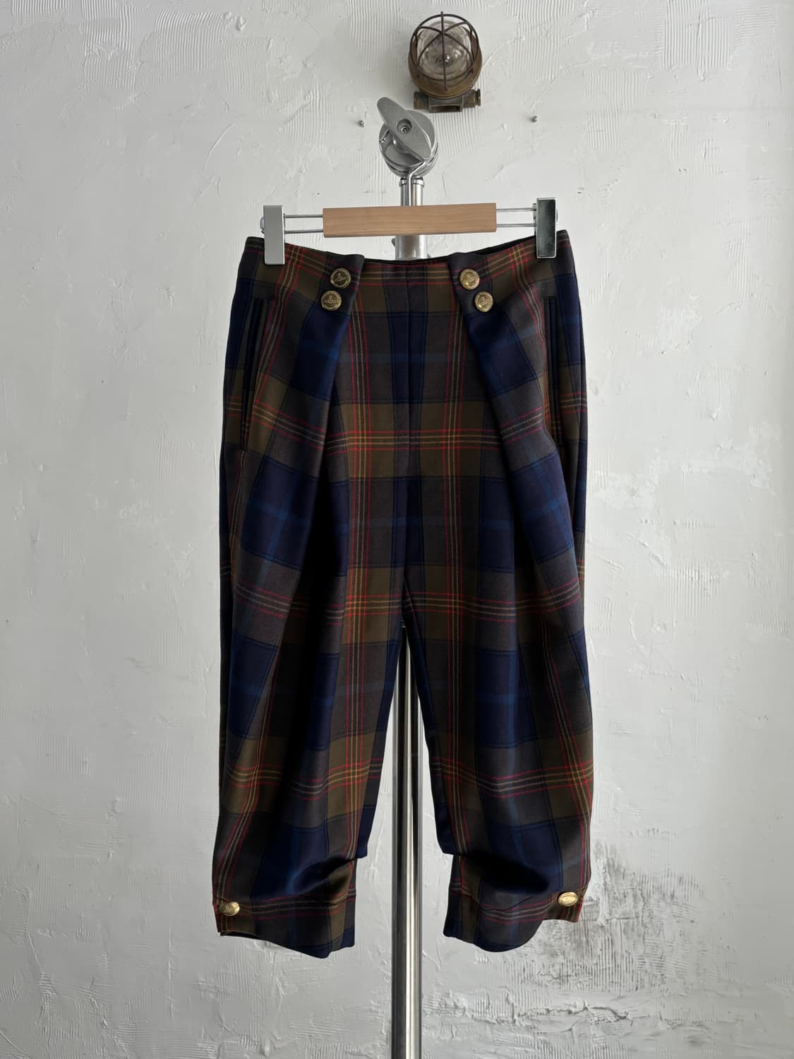 Vivienne Westwood 비비안웨스트우드 멀티 체크 위자드 팬츠  상품이미지4