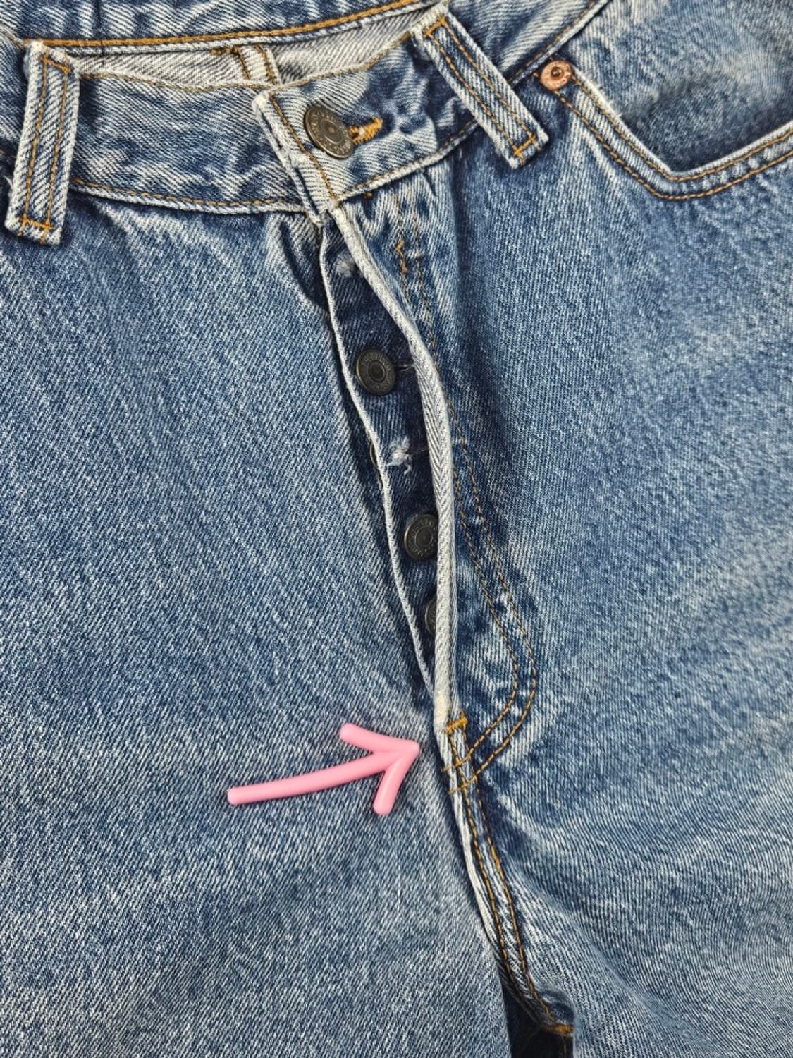 리바이스 버튼플라이 워싱 진 데님 팬츠 (27X32 추정) / 10870 상품이미지5