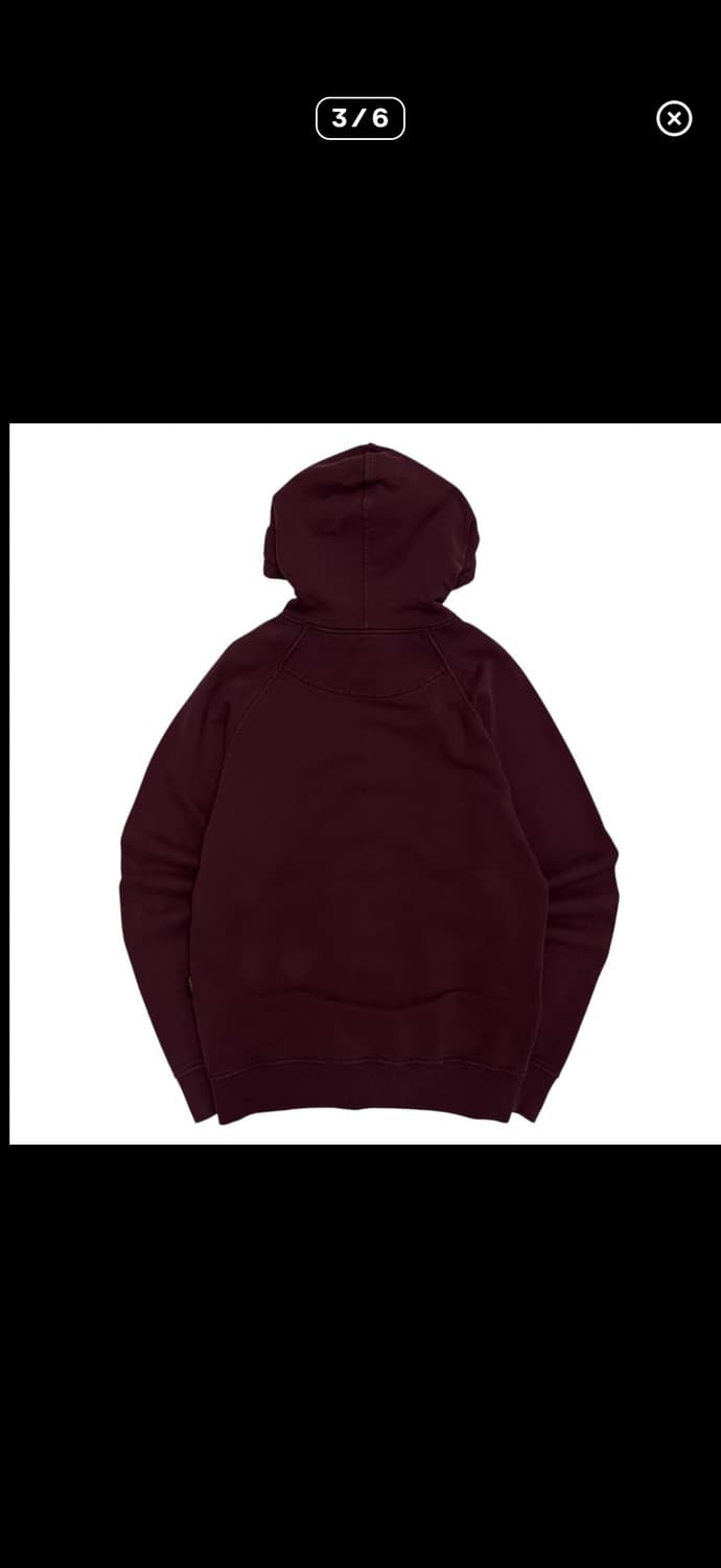 비비안웨스트우드 우주선 버건디 후드집업 XL 상품이미지2