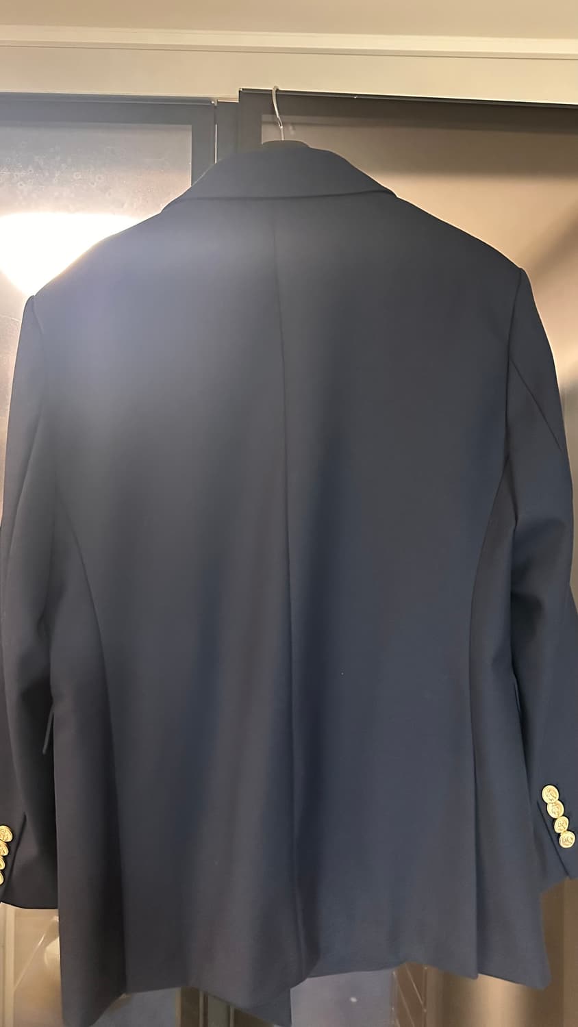 던스트 블루 네이비 더블 버튼 블레이저 00L 상품이미지2