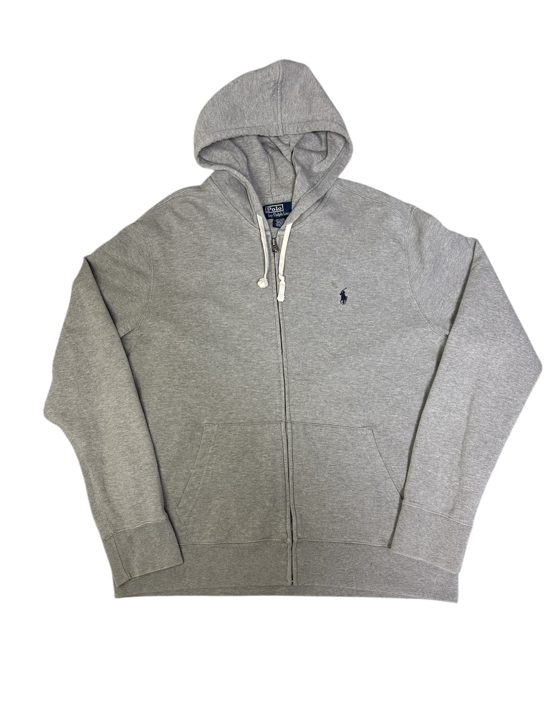 빈티지 폴로 랄프로렌 그레이 후드 집업 L 상품이미지1