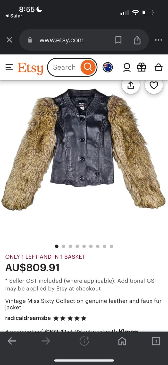 Miss Sixty 레더 퍼자켓 상품이미지5