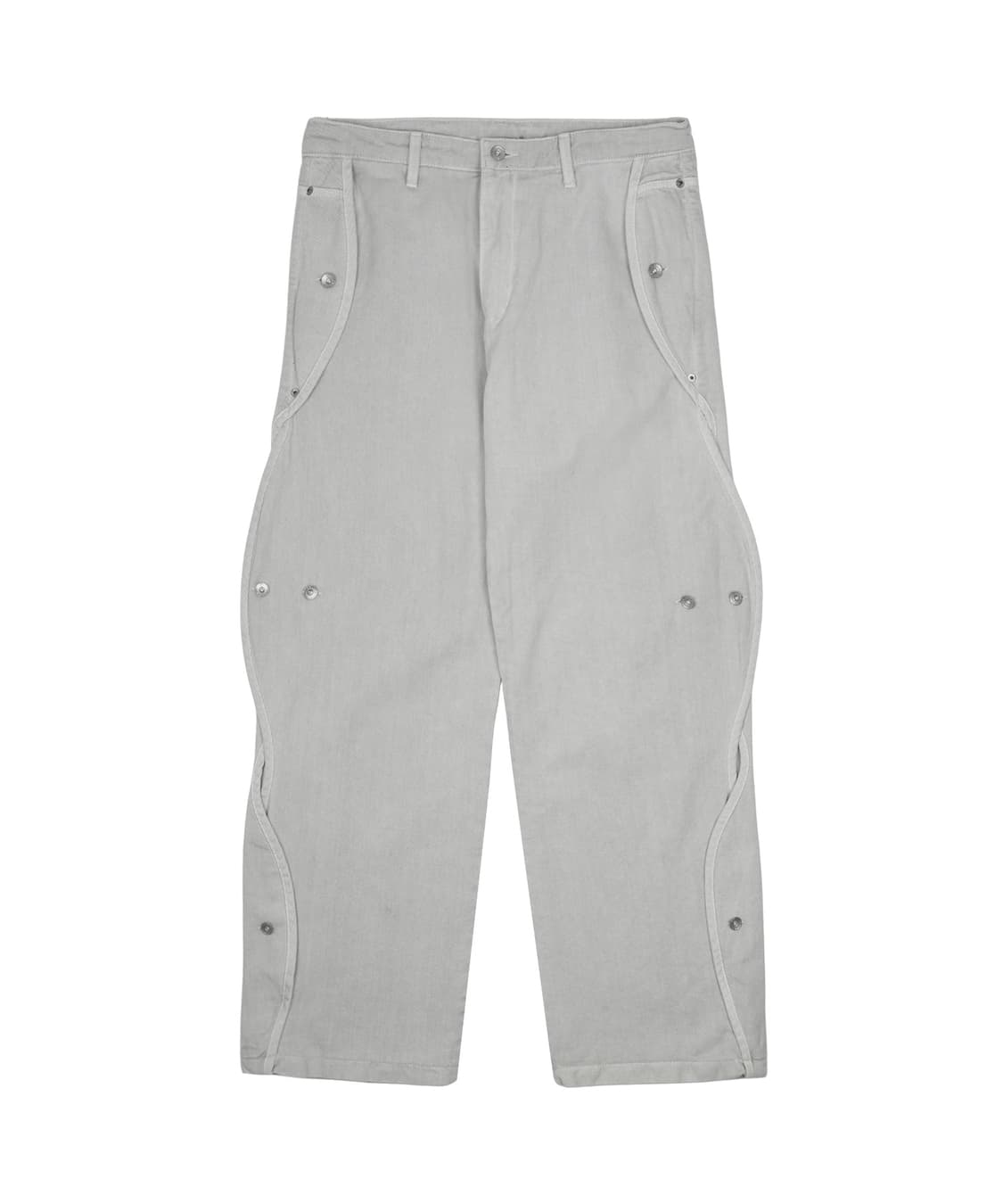 25fw 산산기어 COTTON WAVE PANTS 그레이  상품이미지1