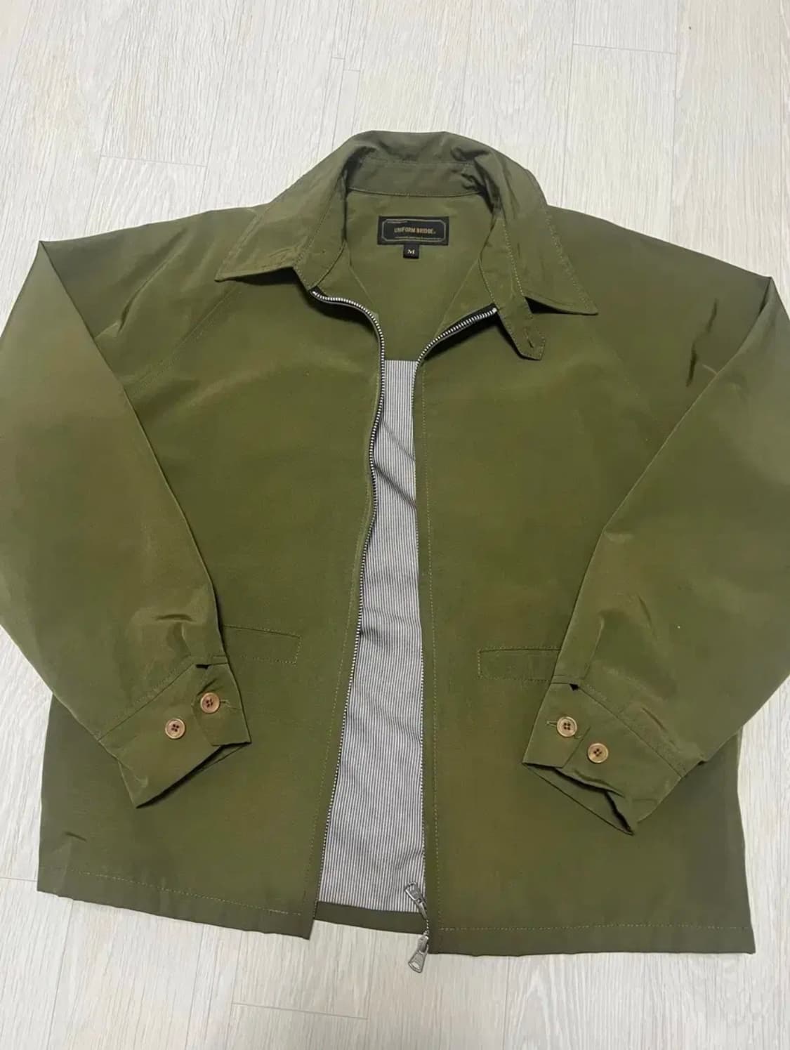 유니폼브릿지 올리브 그린 자켓 M 새상품급 상품이미지1