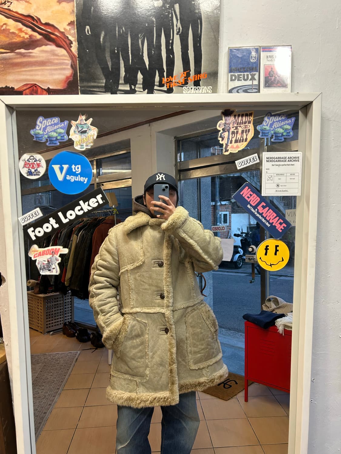 70-80‘s 무스탕코트 상품이미지9