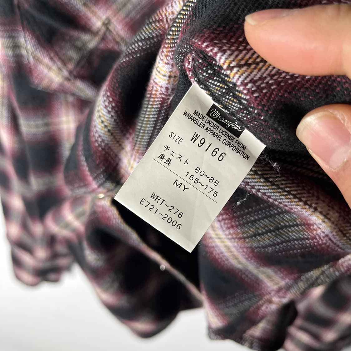 [Wrangler] 랭글러 다이아버튼 체크 웨스턴셔츠 상품이미지6