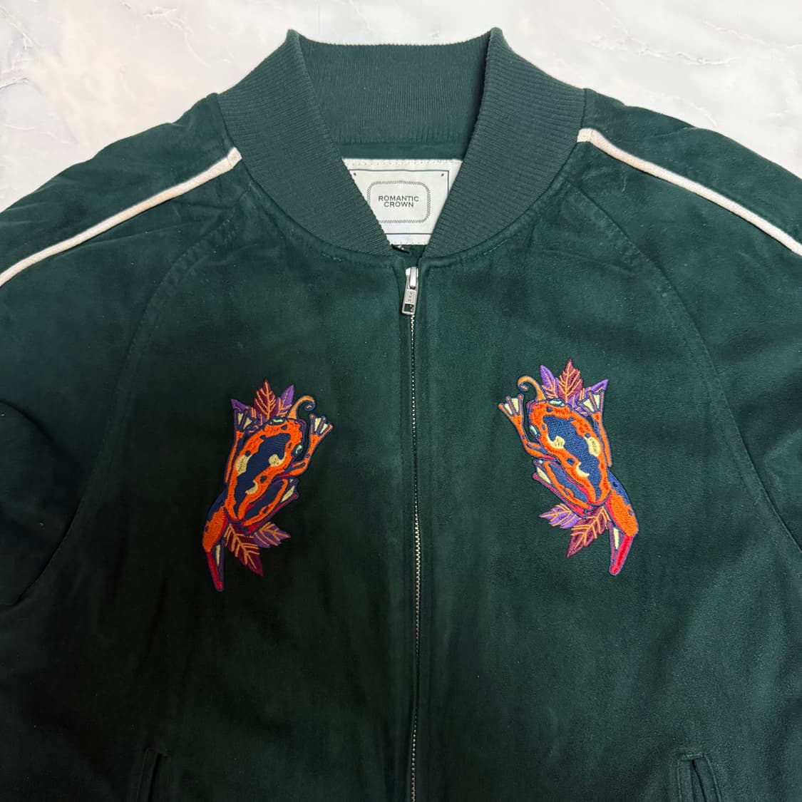 로맨틱크라운 스웨이드 스카잔 그린 상품이미지2