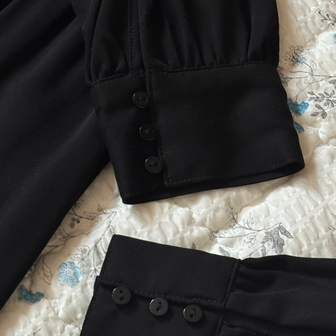 h&m 에이치앤엠 플라운스 디테일 셔츠 드레스 (새상품) 상품이미지3