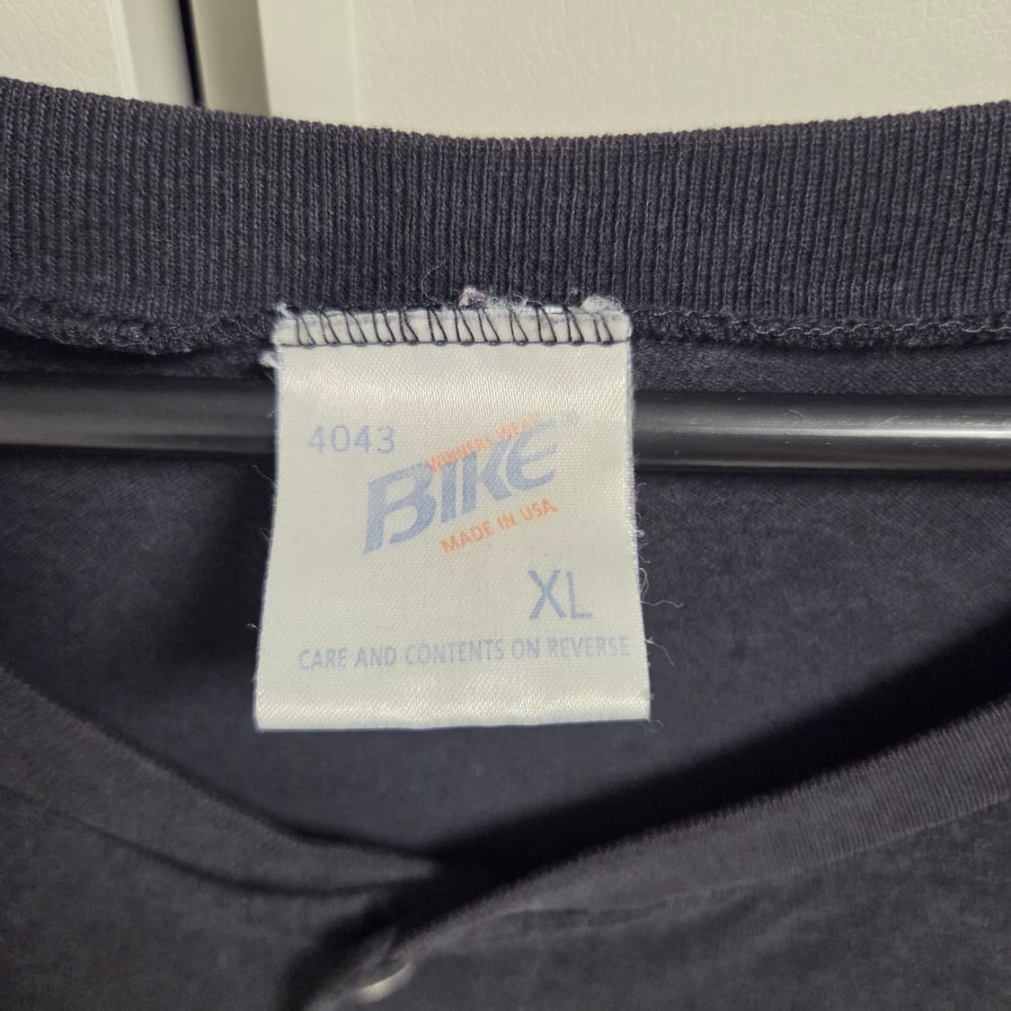 미국제 90s 헨리넥 반팔 티셔츠 L(100) 상품이미지5