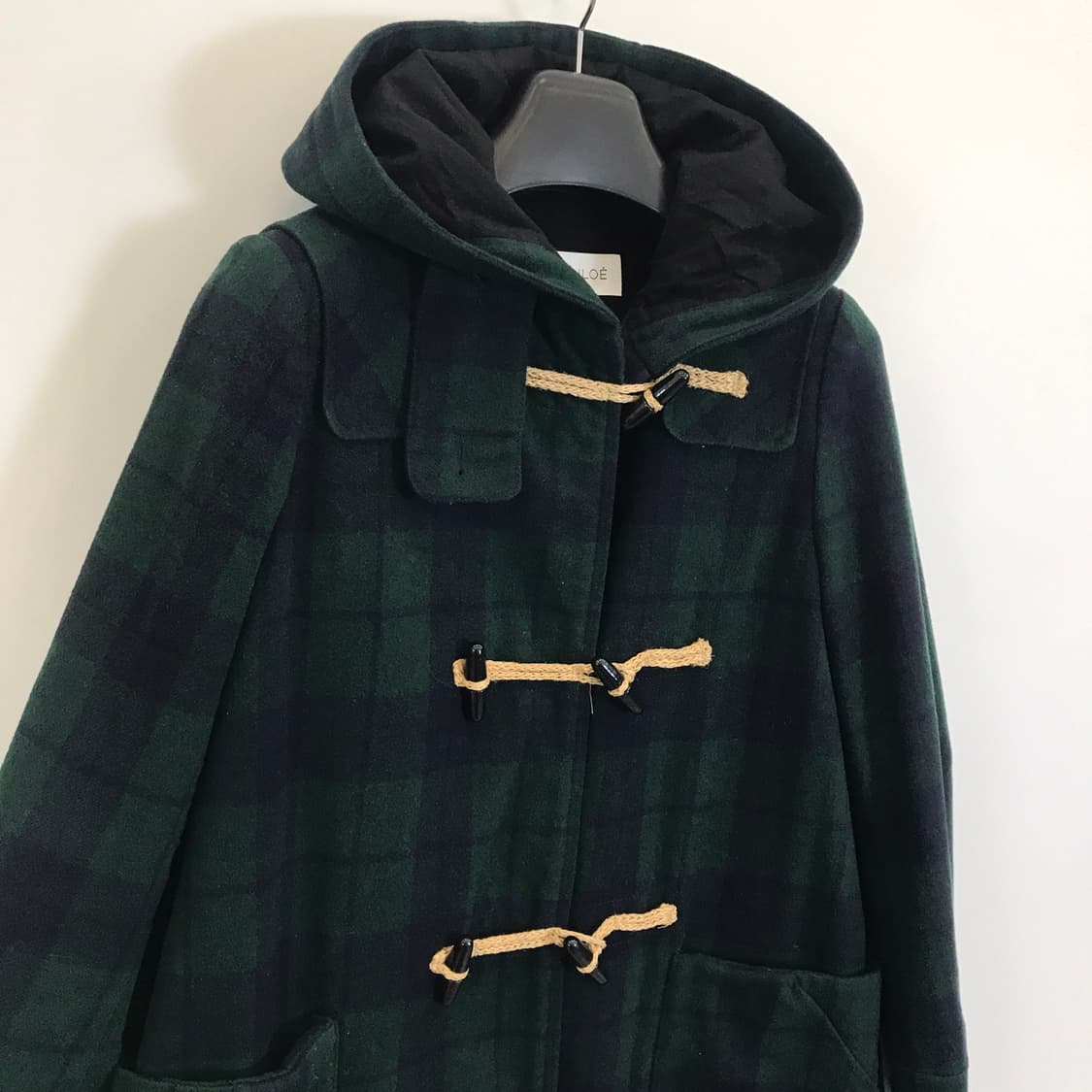 CHLOE 끌로에 블랙워치 더플코트 [여성66] 상품이미지2