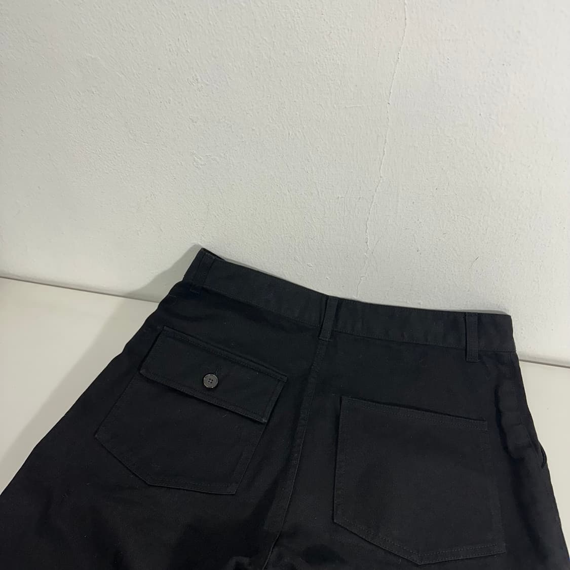32 유니폼브릿지 블랙 레귤러핏 퍼티그팬츠 상품이미지6