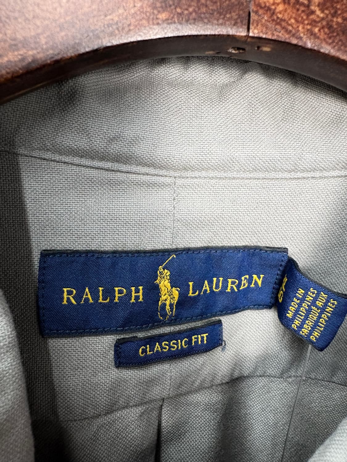 폴로랄프로렌 포니로고 그레이 클래식핏 셔츠A3537 상품이미지5