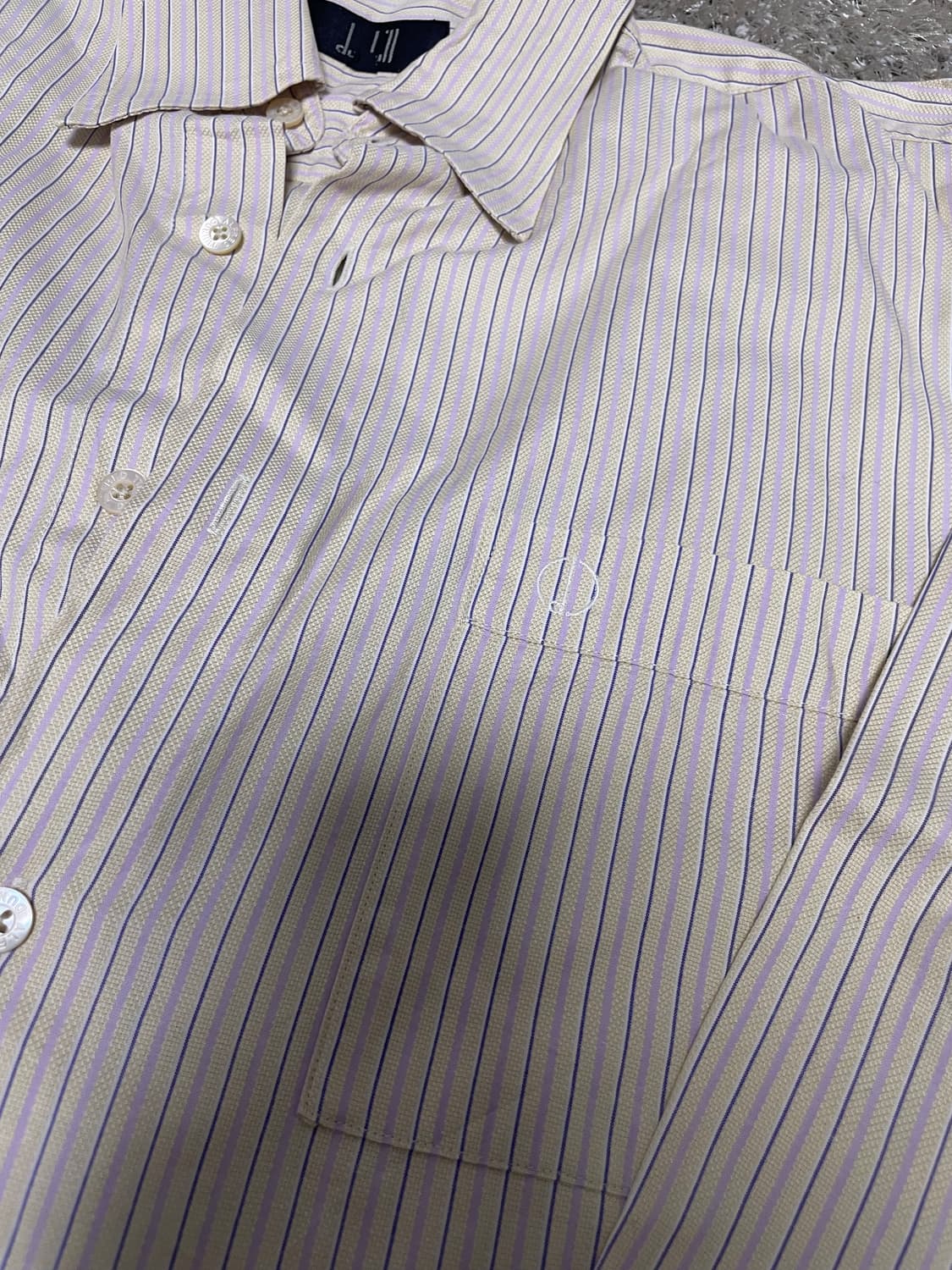 던힐 스트라이프 셔츠 105사이즈 상품이미지4