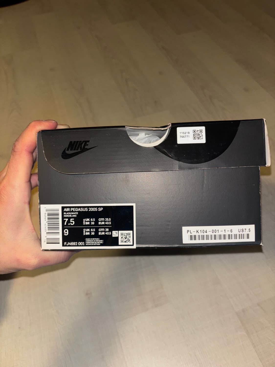 [255] 꼼데가르송 나이키 에어 페가수스 블랙 상품이미지6