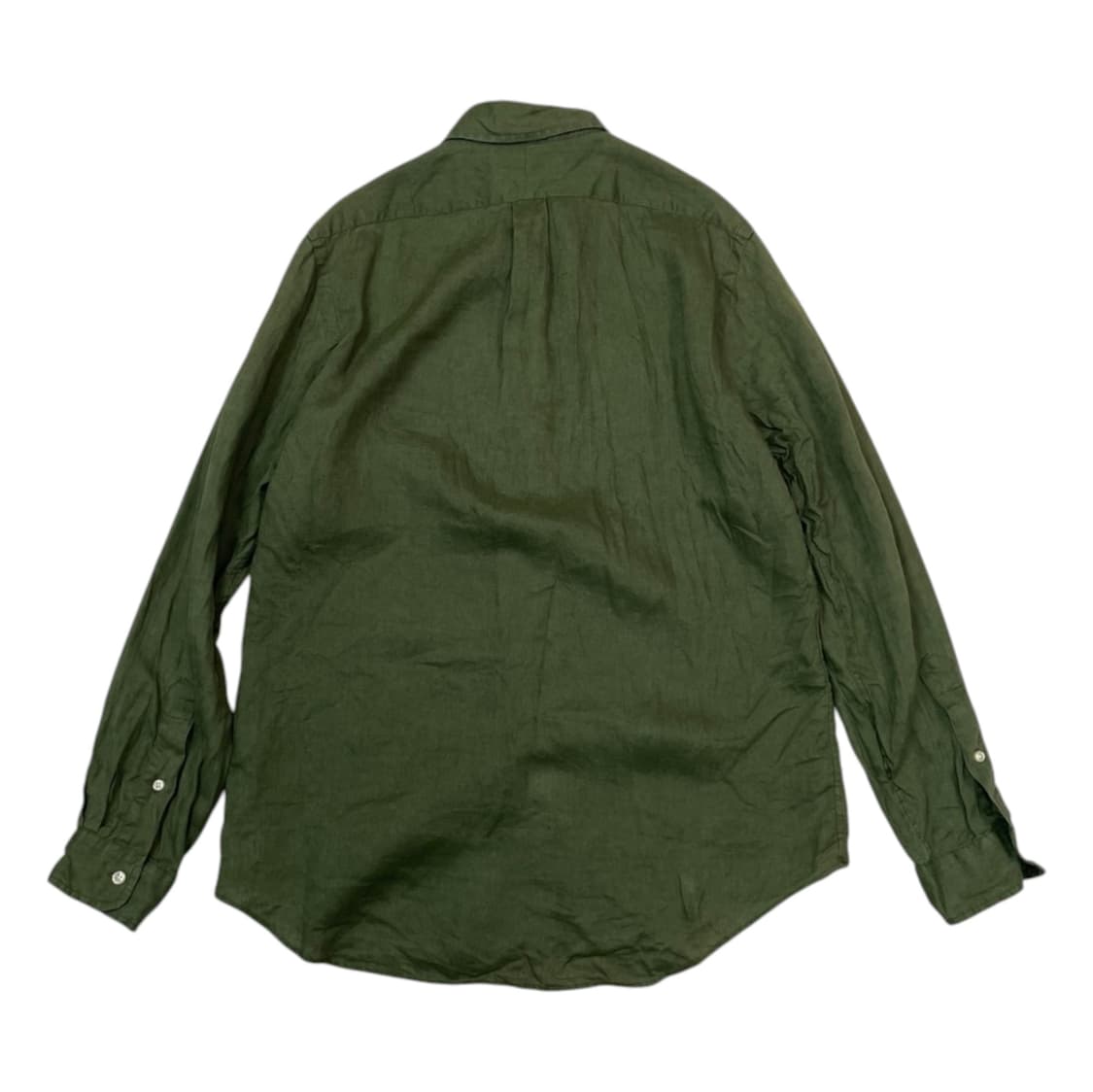 랄프로렌 Ralph Lauren 올리브그린 클래식핏 린넨 셔츠 M 상품이미지7