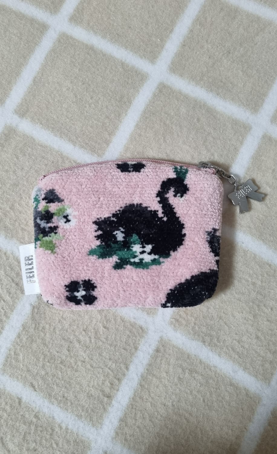 페일러 (FEILER) 핑크 스완 코인 지퍼 동전 지갑 훼이라 상품이미지2