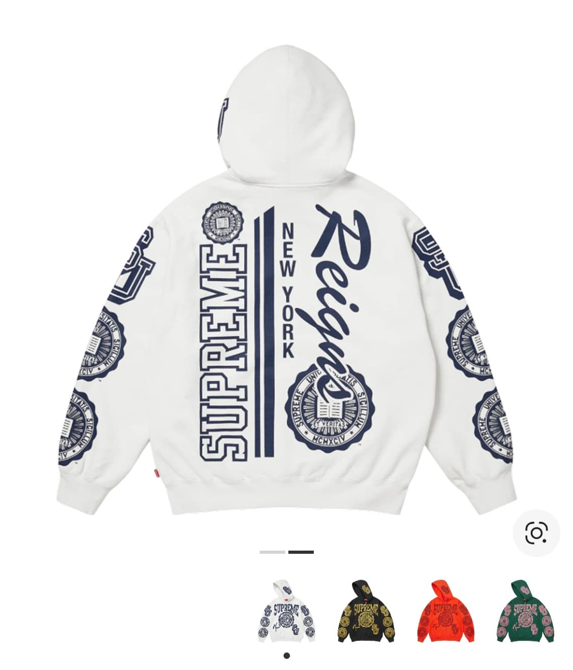 슈프림 후드 집업 M 상품이미지2