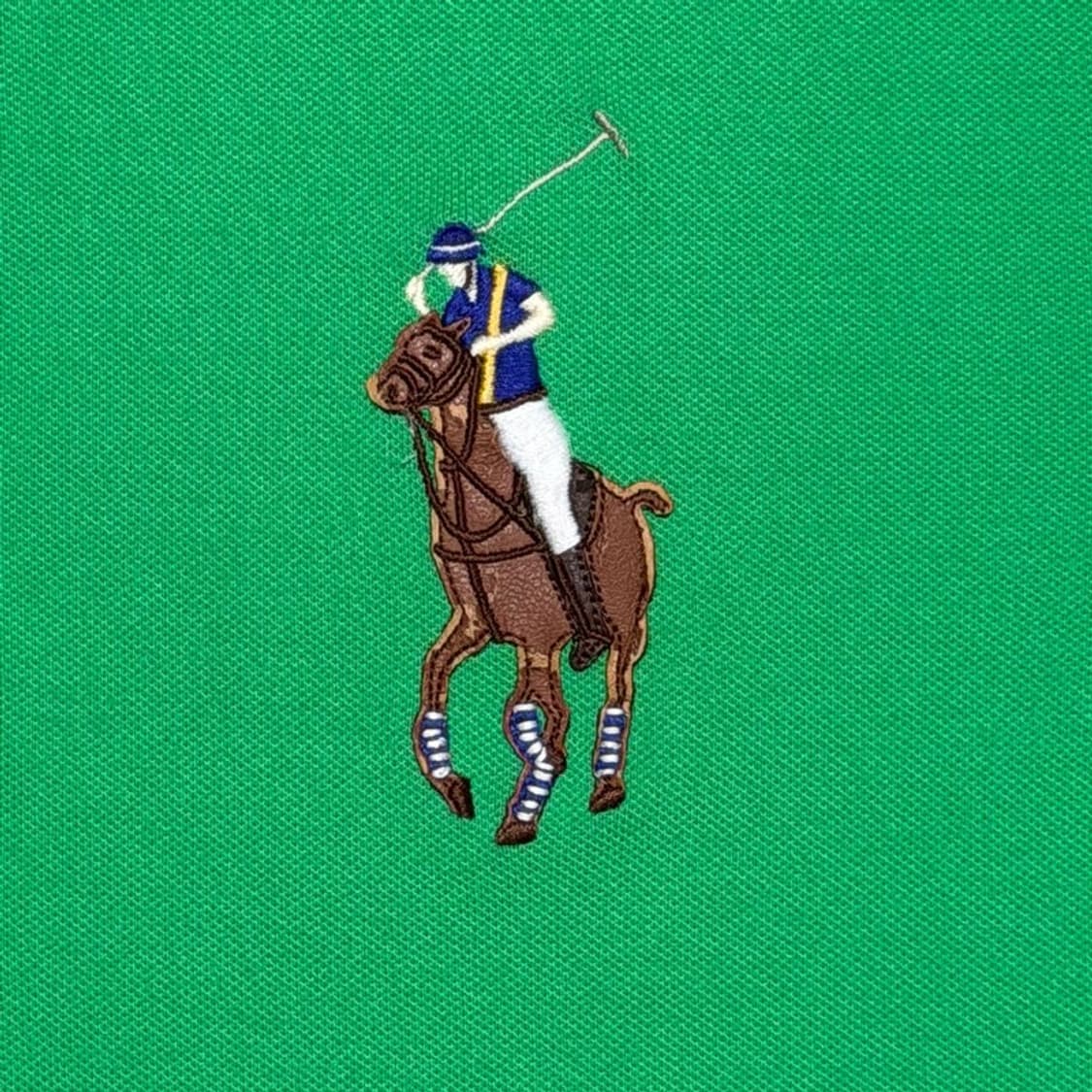 폴로 랄프로렌 빅포니 스키니핏 PK 카라 티셔츠 그린 XL 상품이미지2