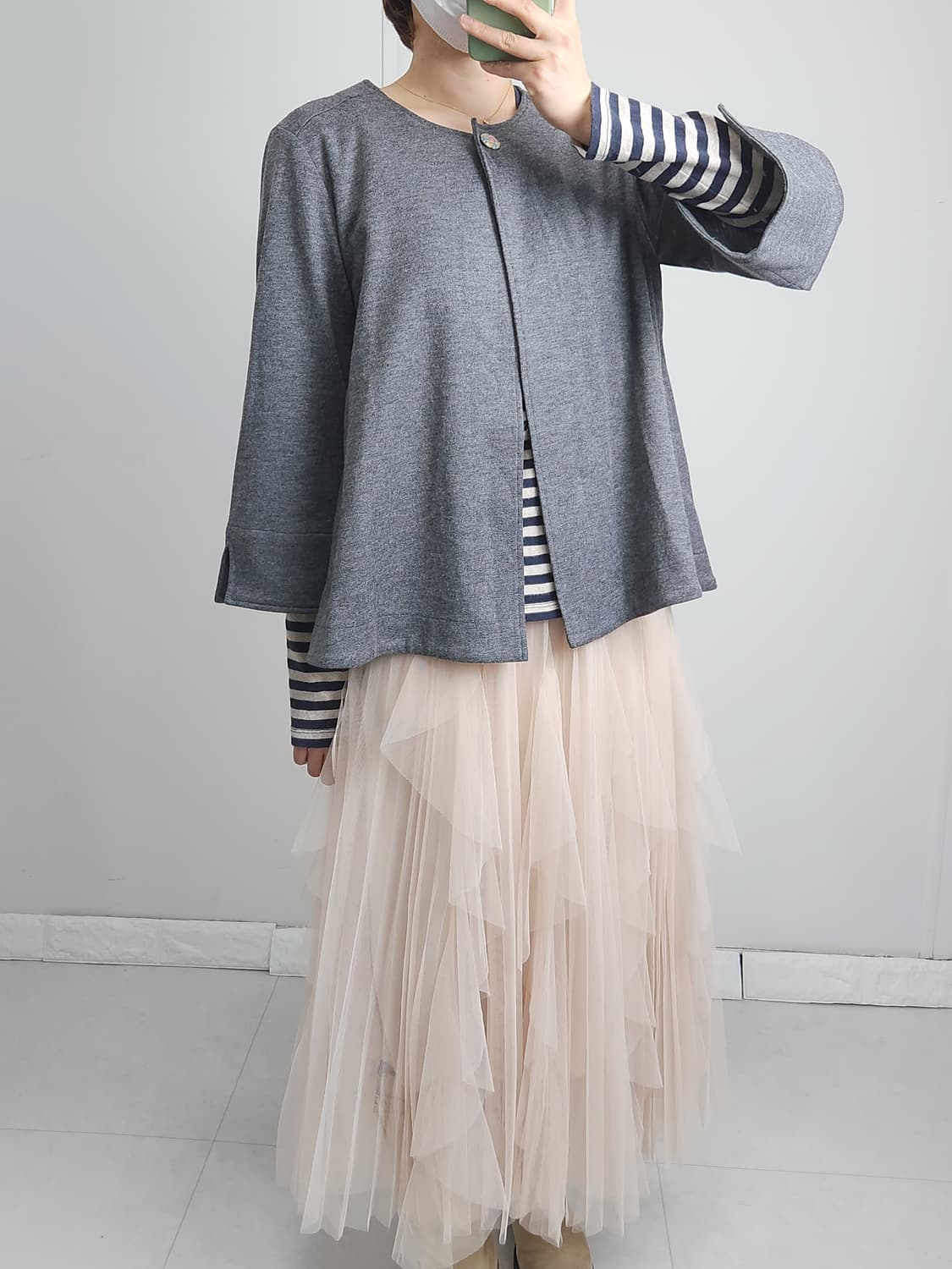 원버튼 자켓 상품이미지2