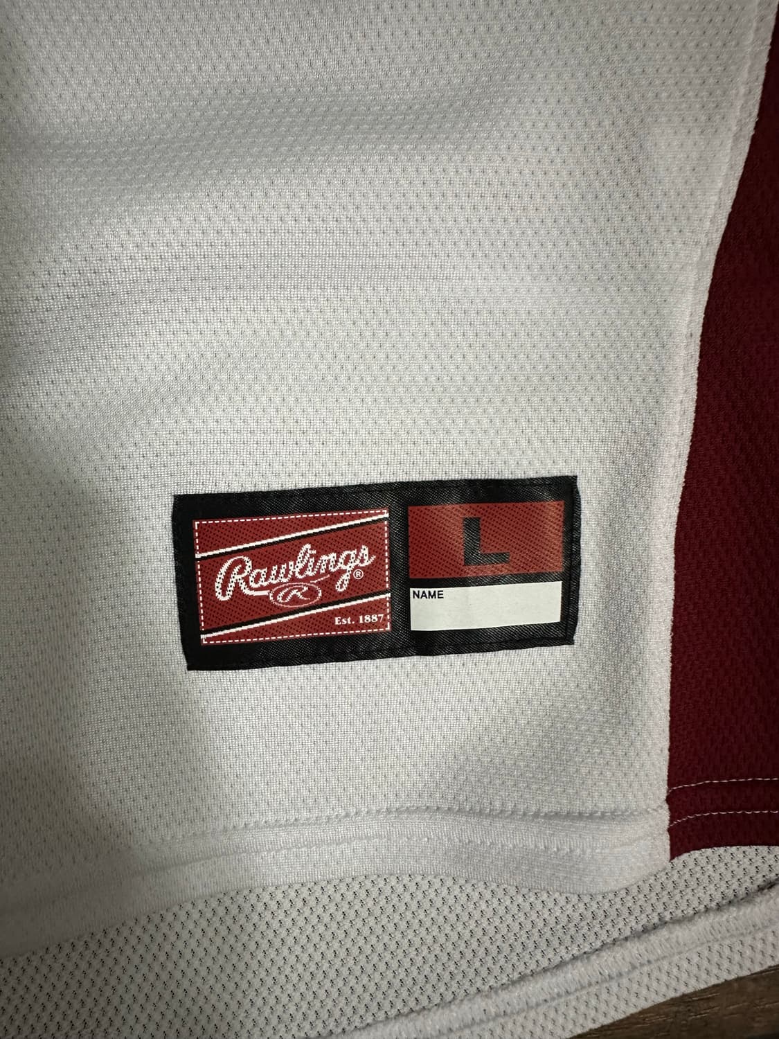 롤링스  Rawlings 베이스볼 저지 L 새제품 일본판 상품이미지2