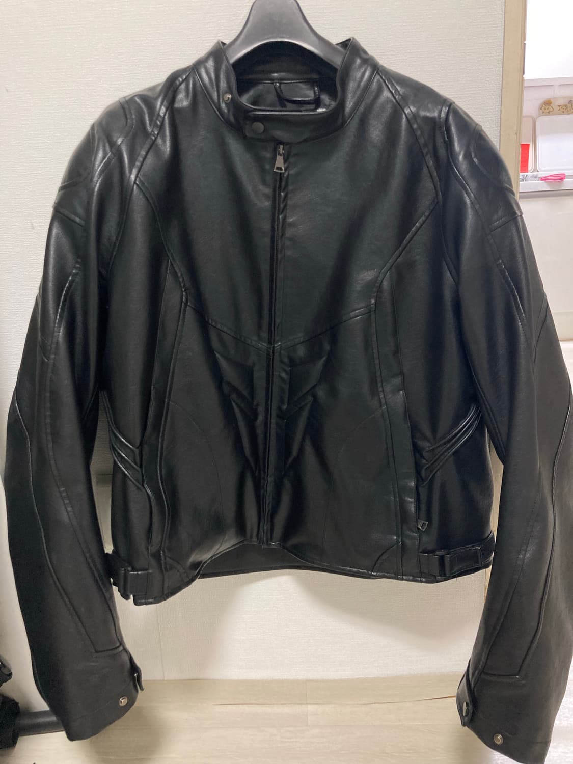 [XL] REGEN ZONE 바이커 레더 자켓 상품이미지3