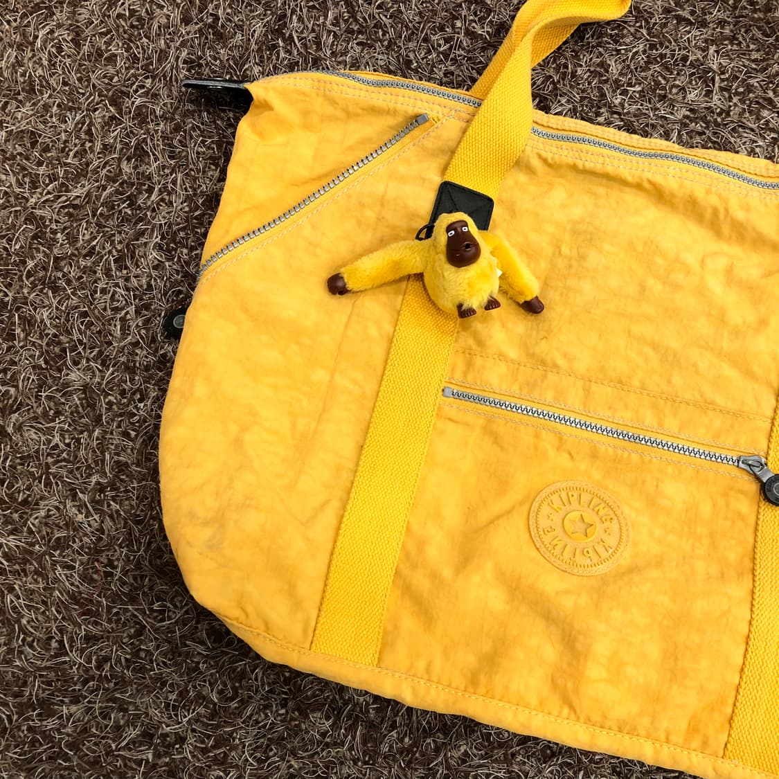 키플링 옐로우 토트백 상품이미지2