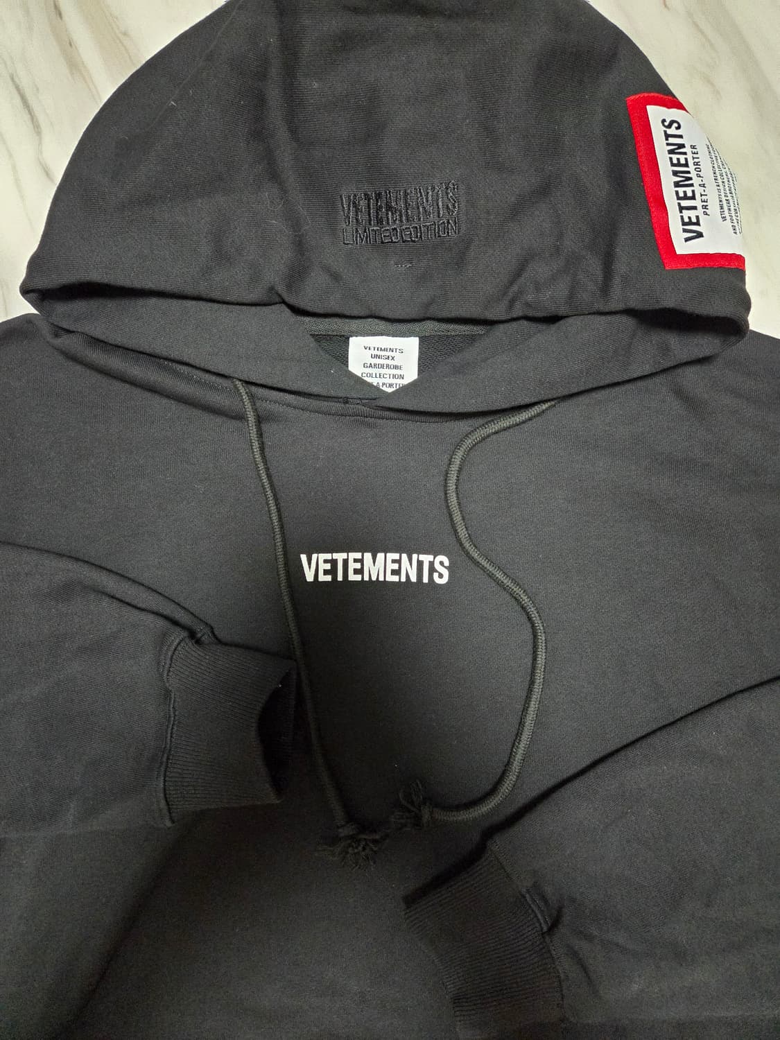 베트멍 로고패치 후드티  상품이미지4