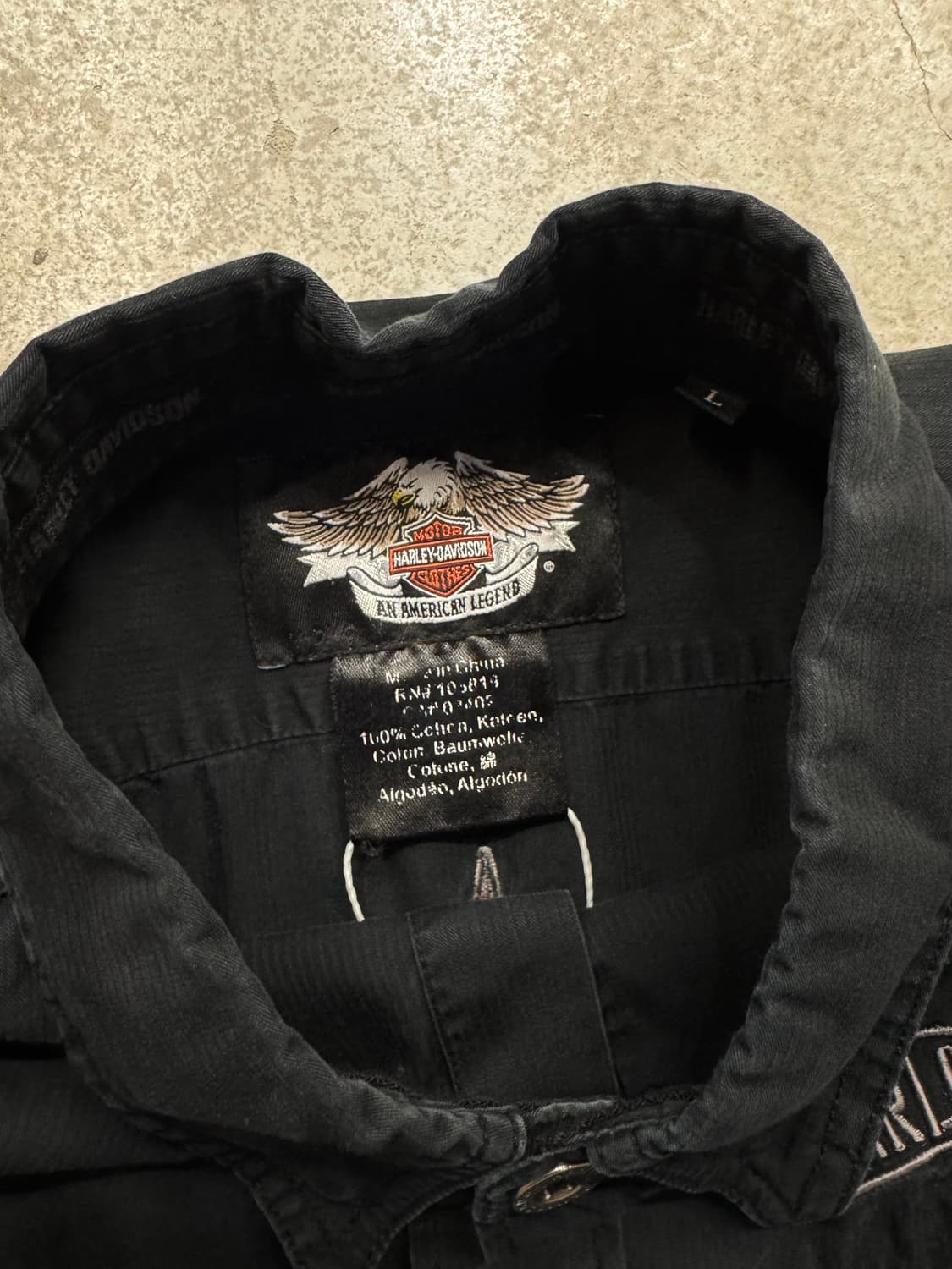 할리데이비슨 엠브로이드 워크셔츠 상품이미지4