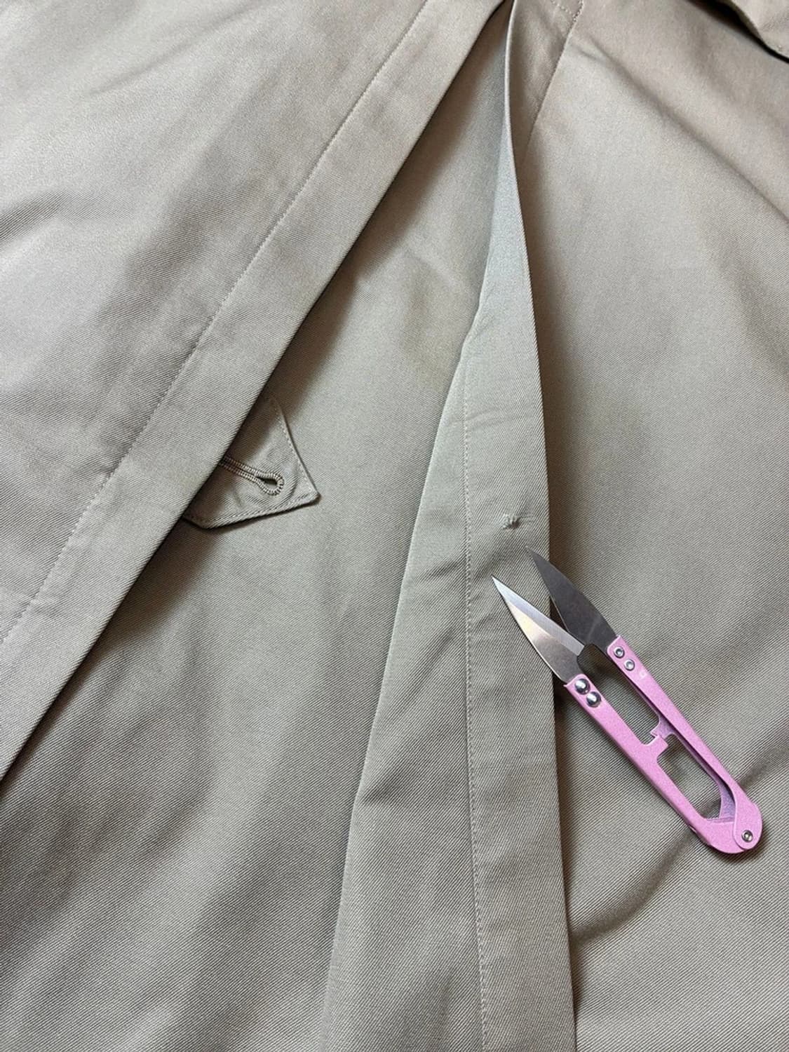 버버리 90's 재팬 벨티드 견장 롱 트렌치 코트 PN7565 상품이미지8