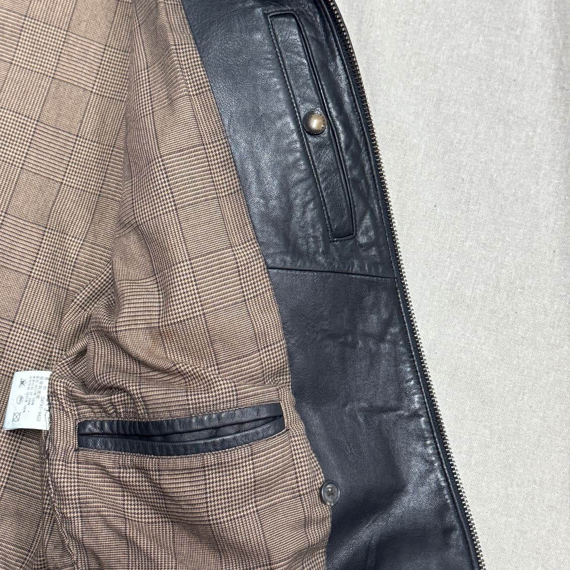 폴로랄프로렌 빈티지 블랙포니 양가죽 자켓 L 상품이미지8