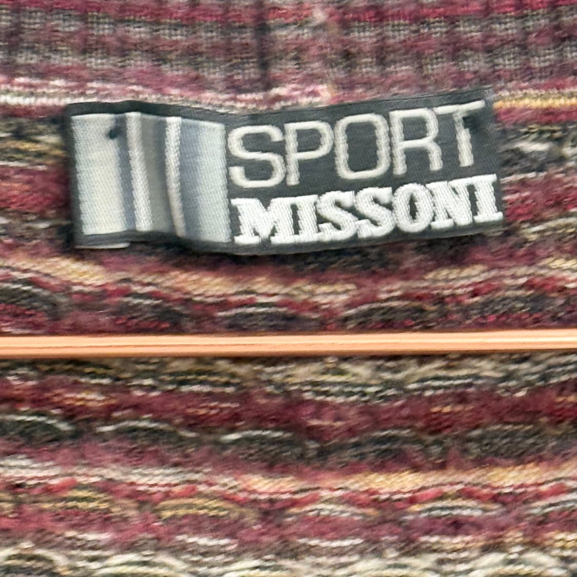 Italy 미쏘니 조개 패턴 니트 조끼 (M) 상품이미지2