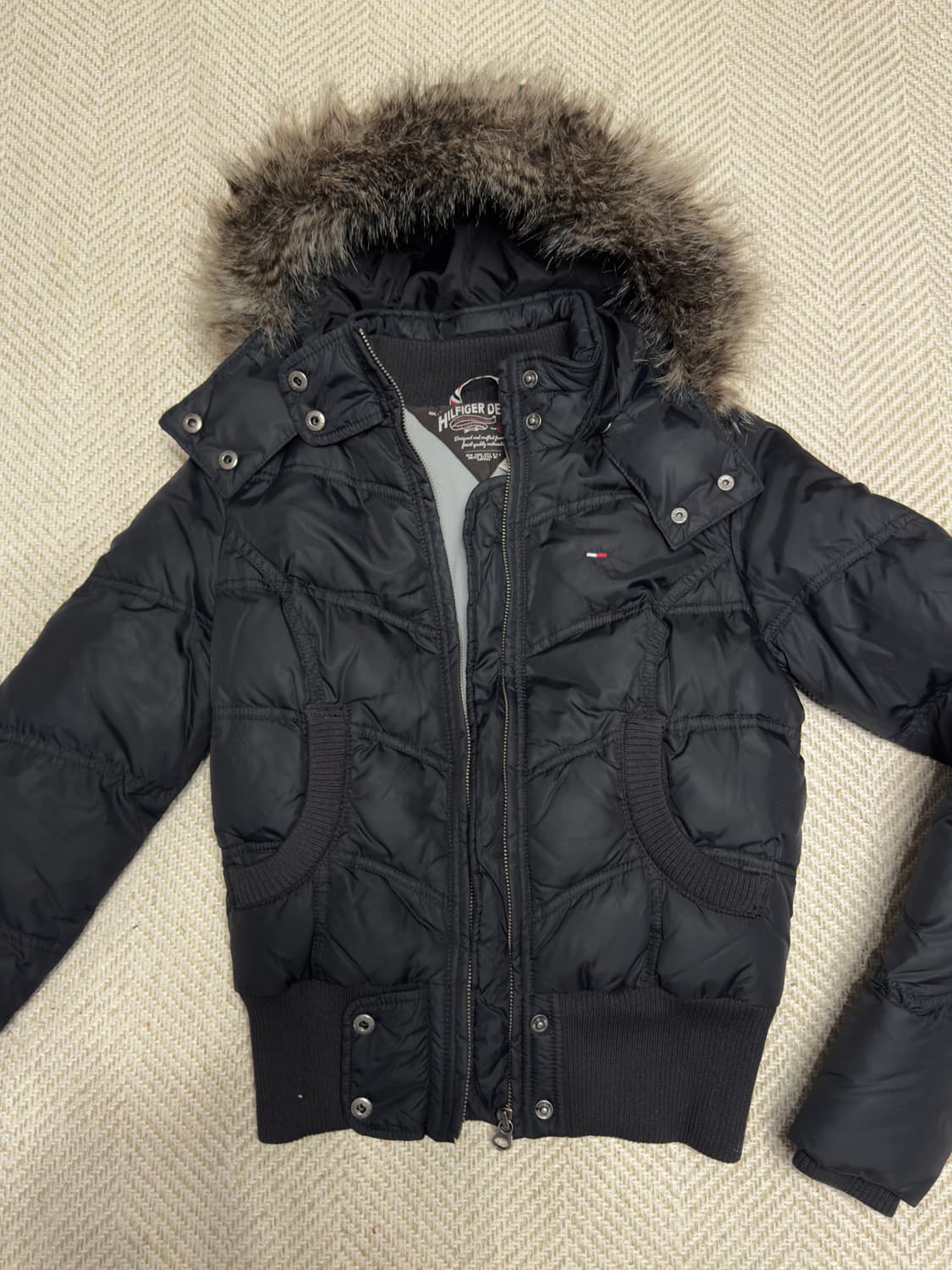 Tommy Hilfiger 타미힐피거 허얇 덕다운 패딩자켓 상품이미지6