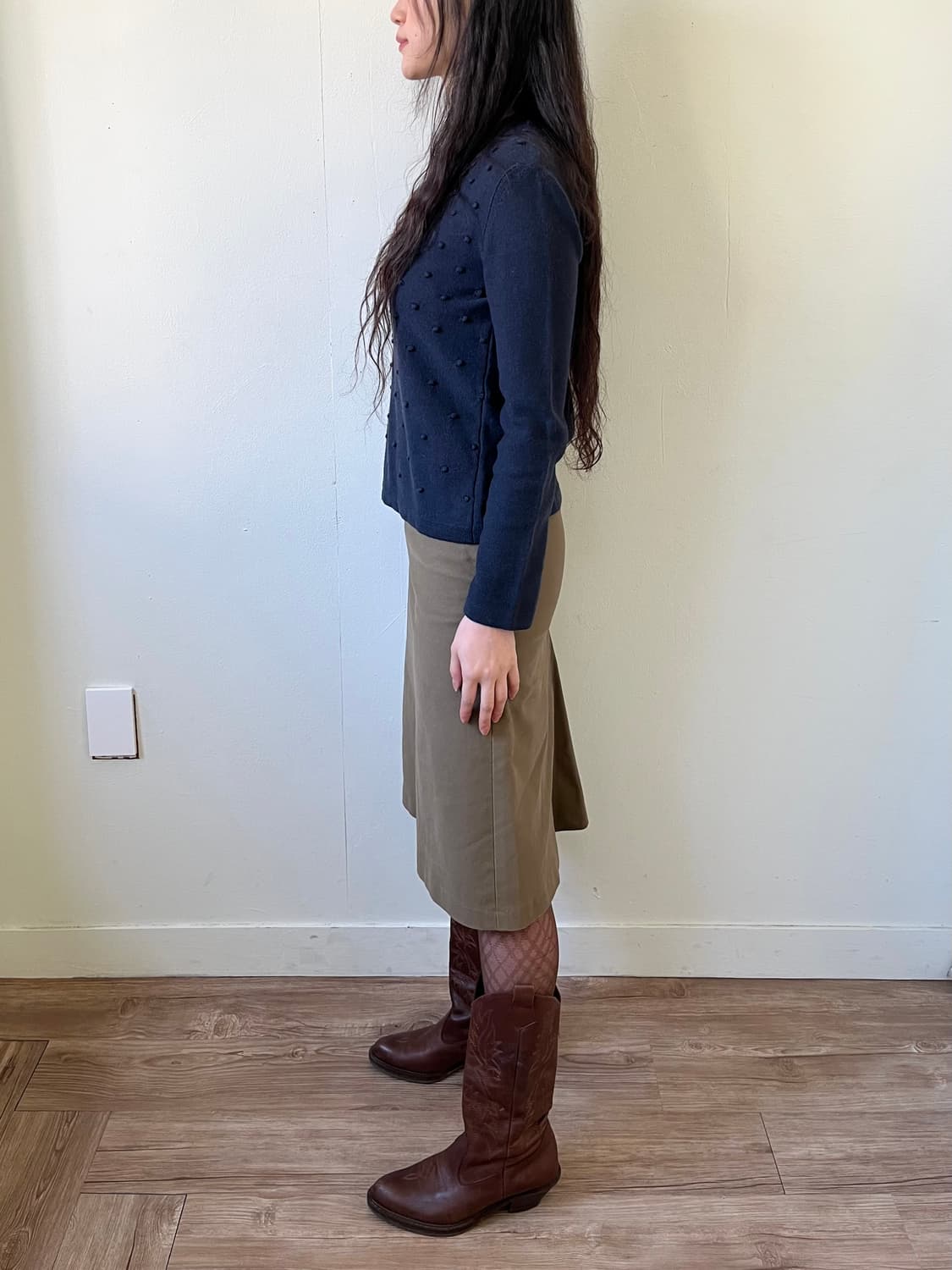 Margaret Howell 캔버스 코튼 스커트 상품이미지8