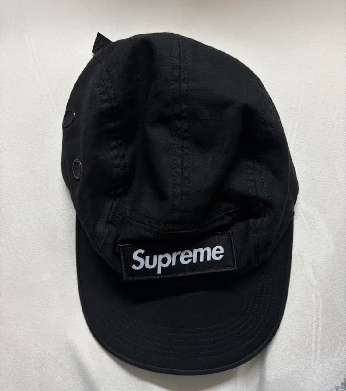 슈프림 밀리터리 캠프캡 블랙 (새상품) 상품이미지3