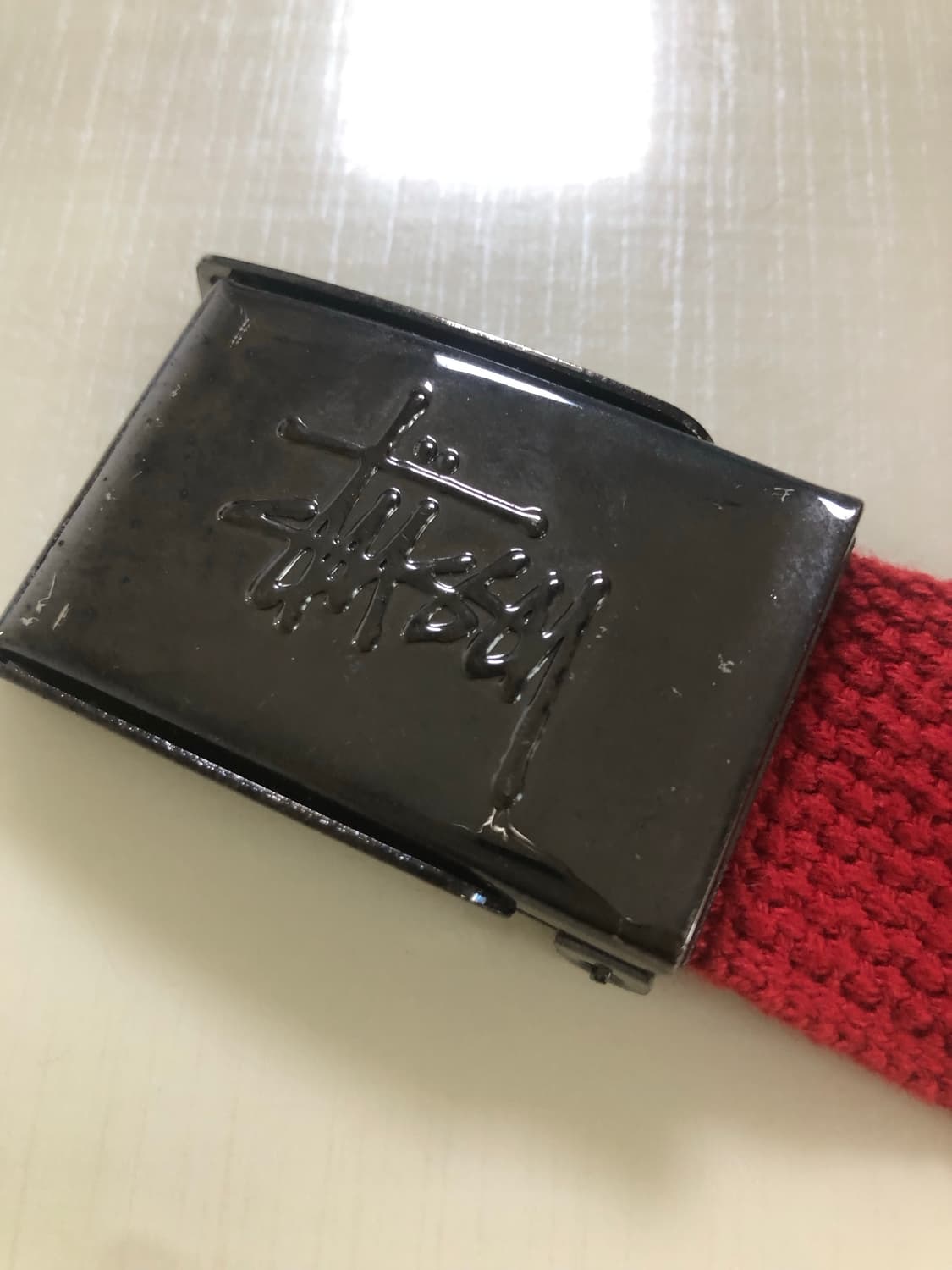 90’s 스투시 레드 웹벨트 상품이미지2