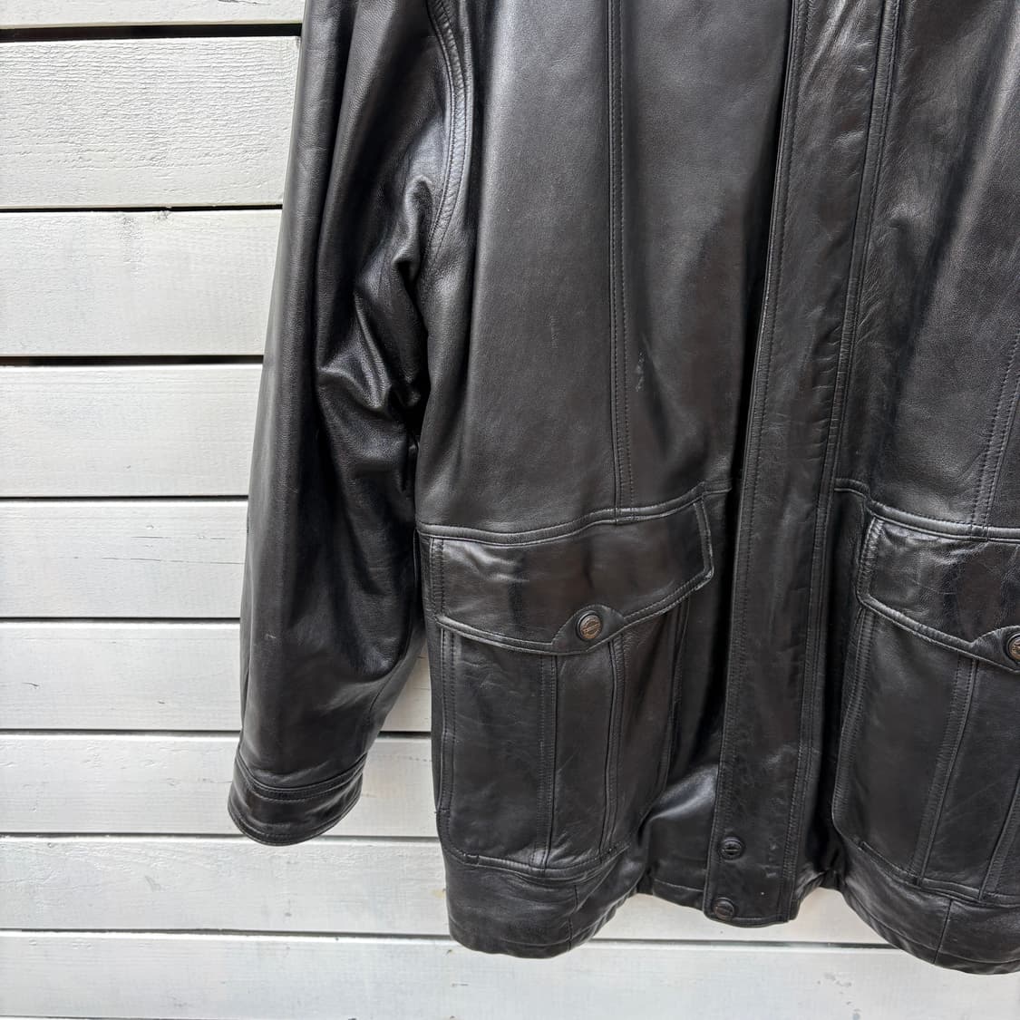 Vintage 빈티지 양가죽 카코트 자켓 상품이미지5