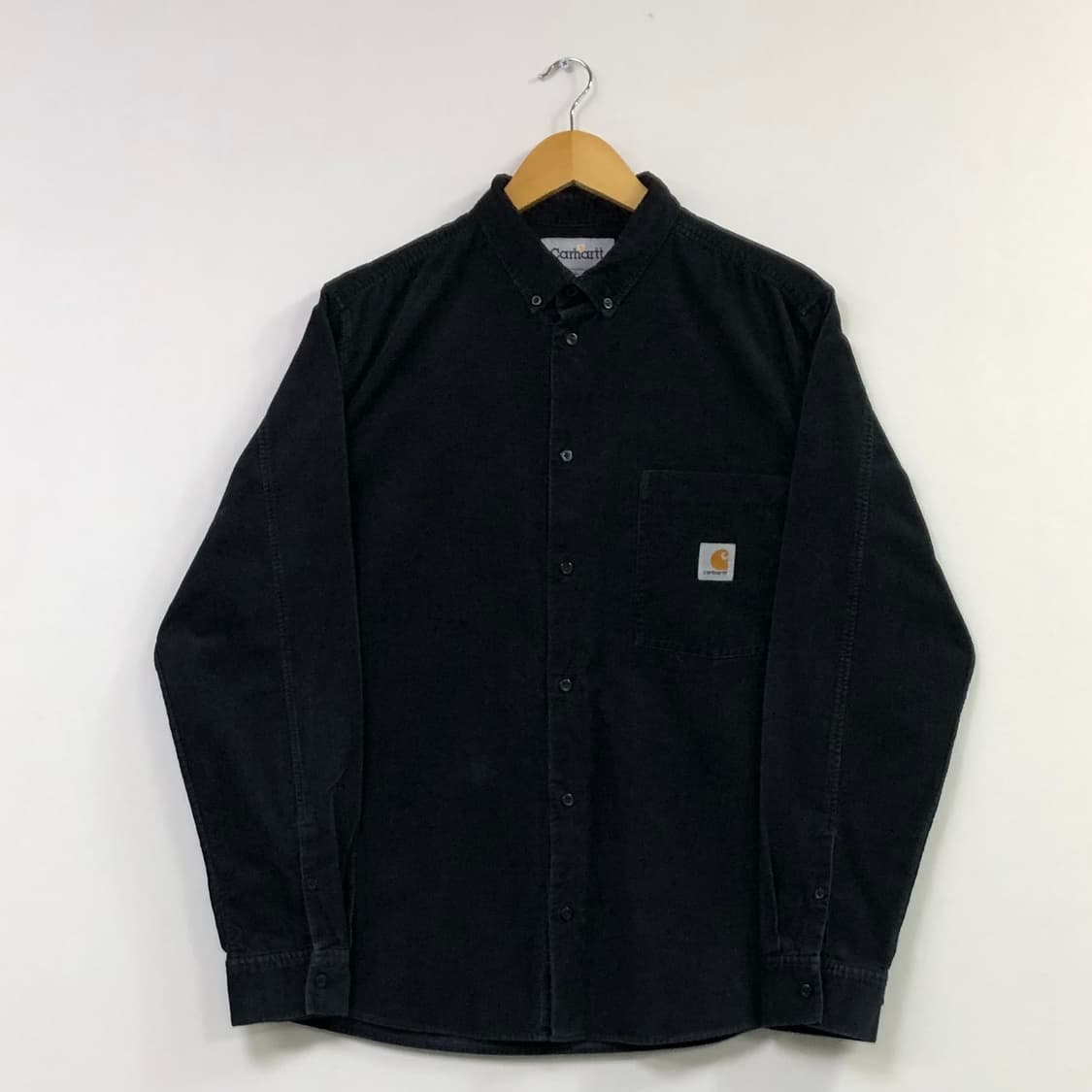 L 칼하트 블랙 코듀로이 워크 셔츠 상품이미지2