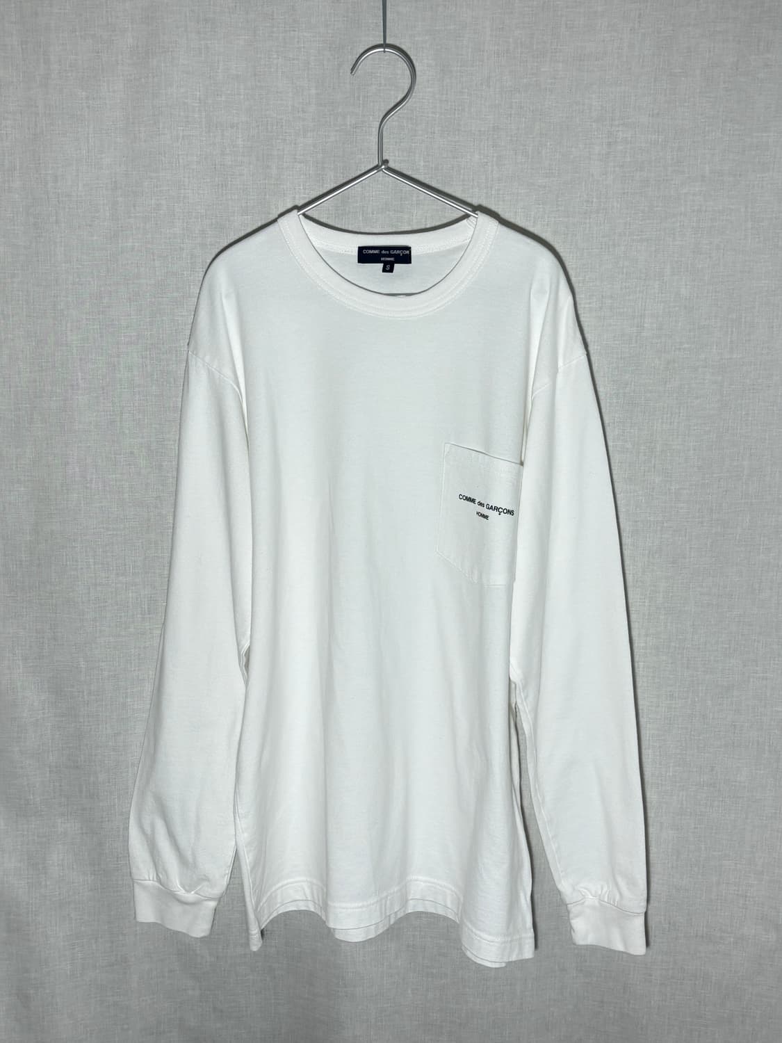 [S] 꼼데가르송 옴므 롱슬리브 티셔츠 상품이미지1