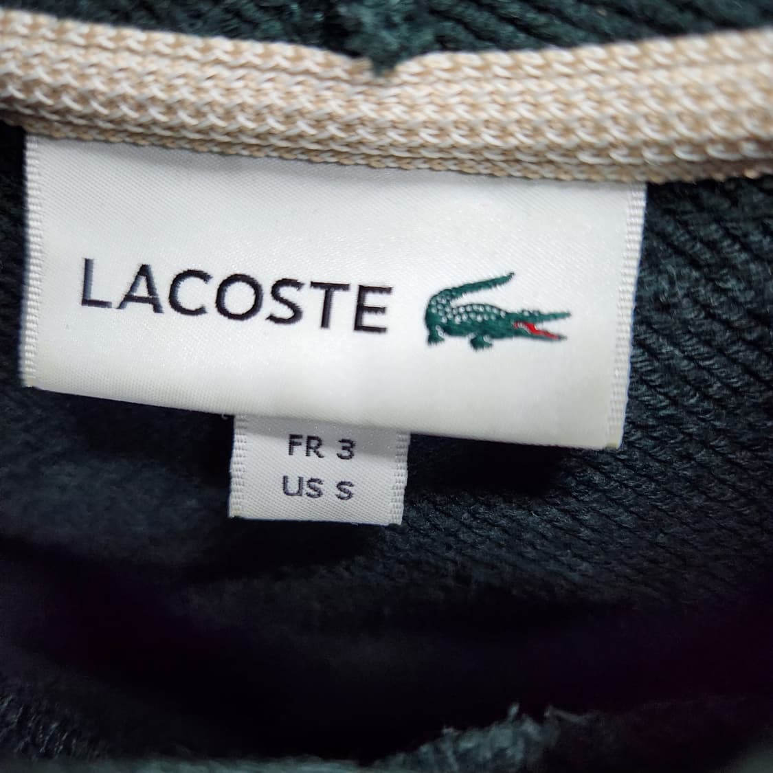 라코스테 3D 빅로고  후드티 S(M) 상품이미지6