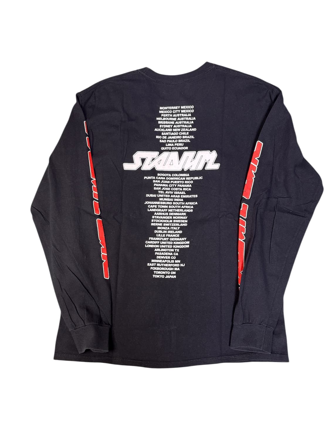 빈티지 저스틴비버 퍼포스 더스타디움 투어 롱슬리브 L 상품이미지5