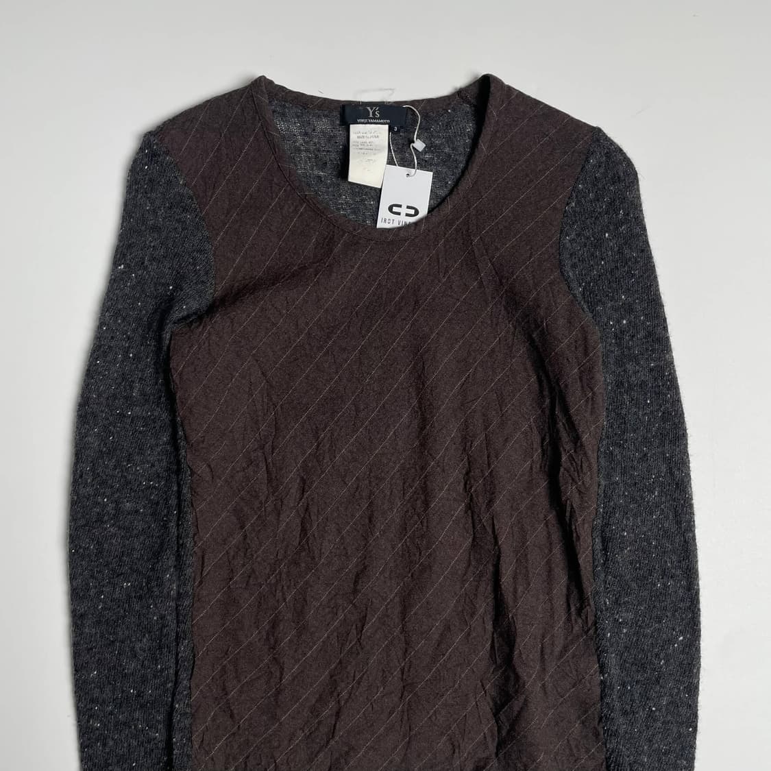 Y's 패브릭 레이어드 니트 상품이미지2