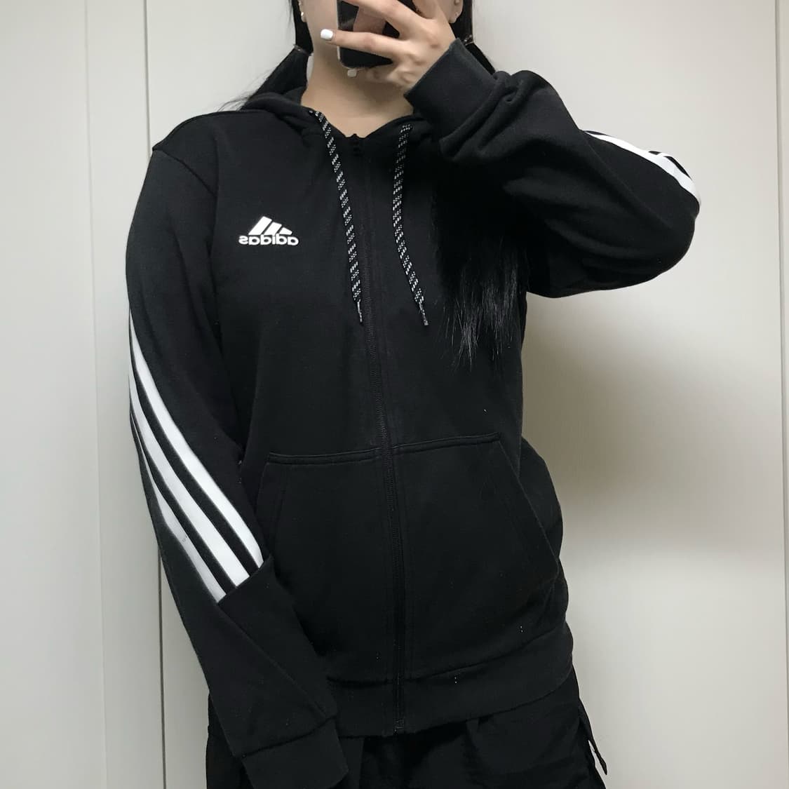 아디다스 트레이닝 후드집업 L 상품이미지1