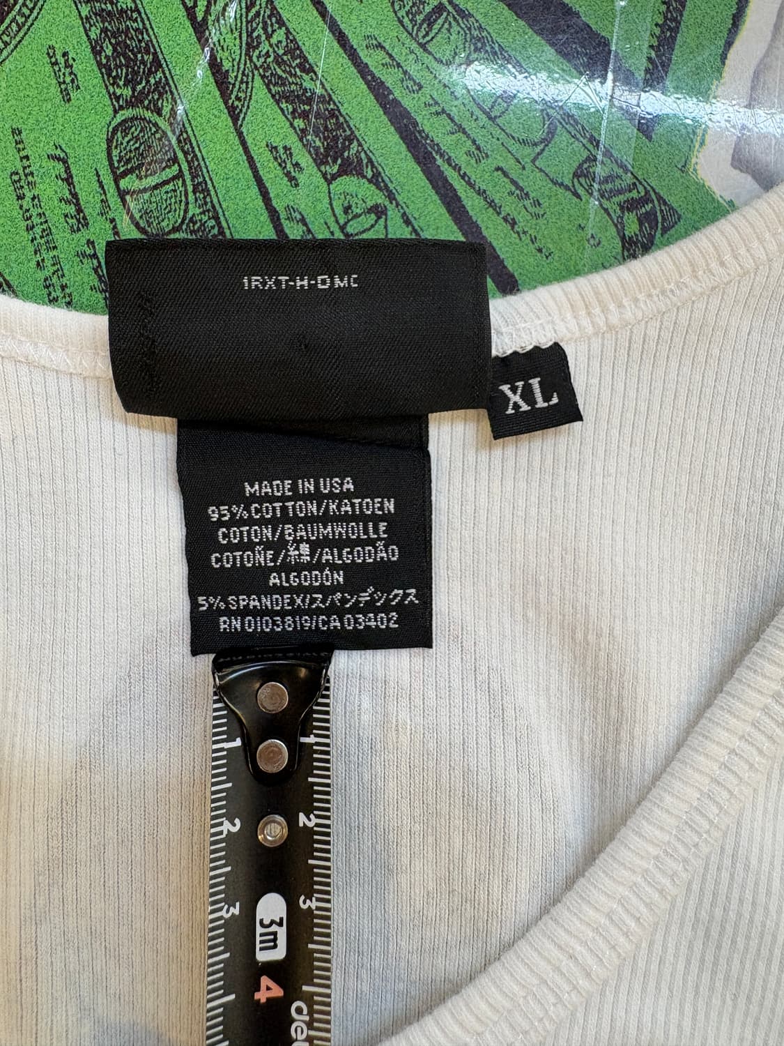 할리데이비슨 빈티지 빅로고 화이트 나시 상품이미지4