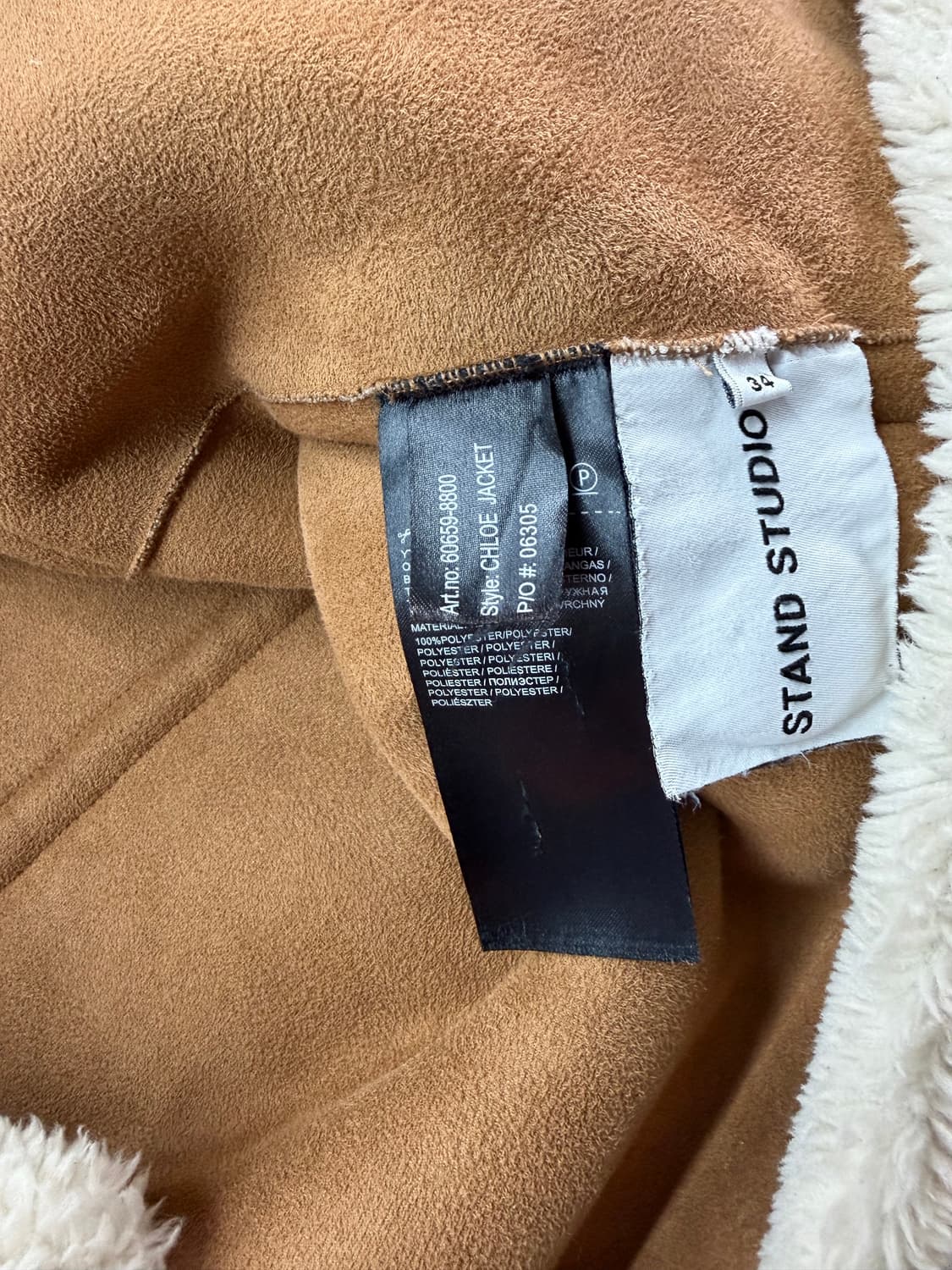 .34/ 스탠드스튜디오 익스클루시브 클로에 테디 퍼 자켓  상품이미지9