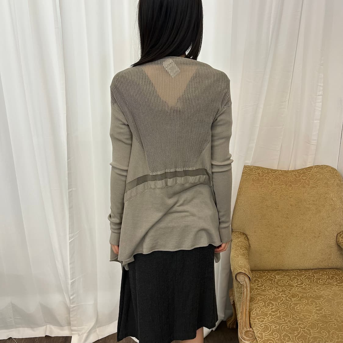 TRANSIT 드레이프 가디건 상품이미지3