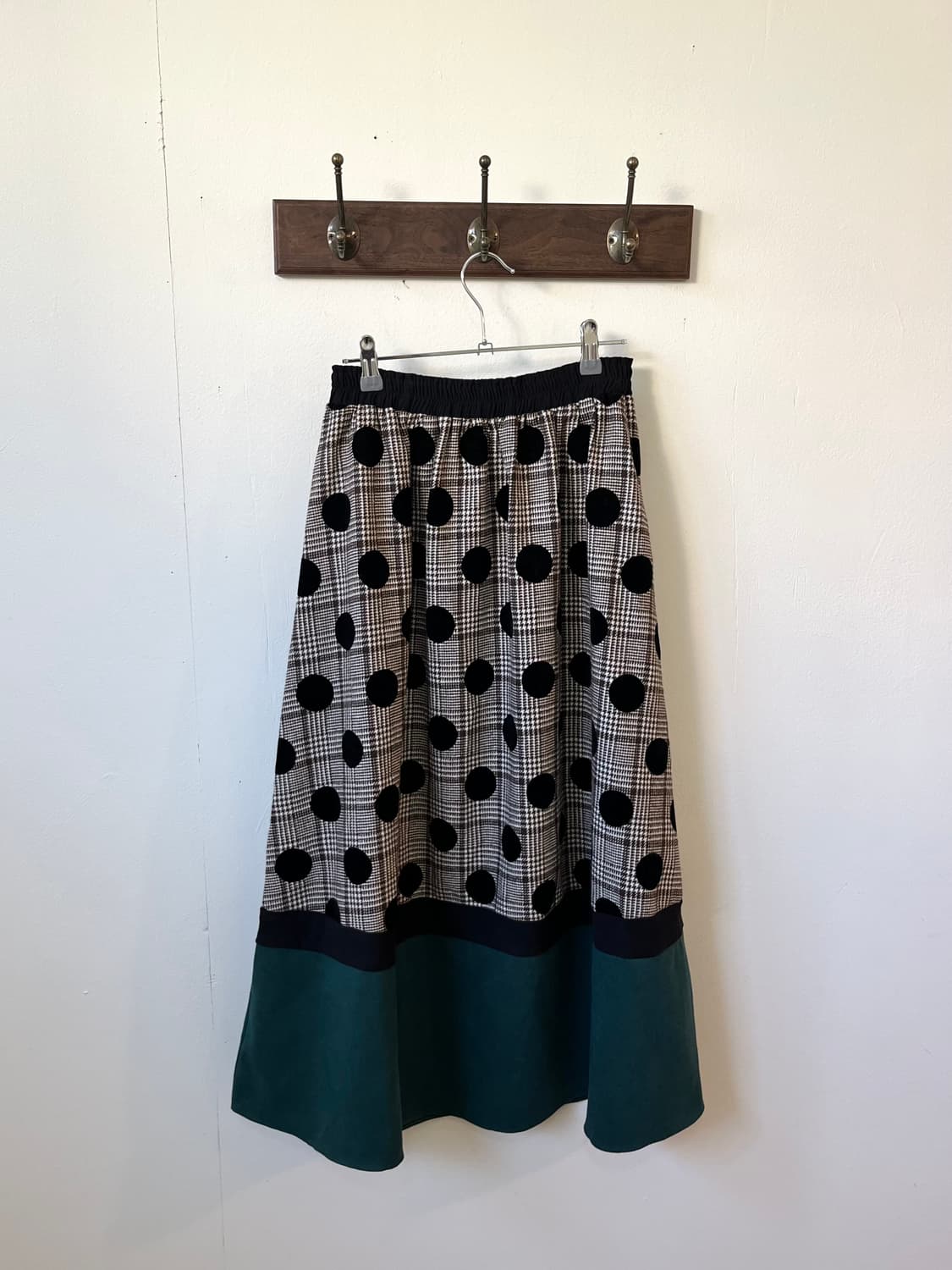 axes 도트 밴딩 스커트 상품이미지2